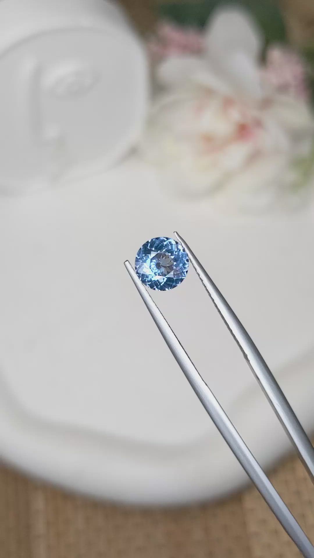 1.41 Ct. Blue Spinel from Ceylon (Sri Lanka) Size Video