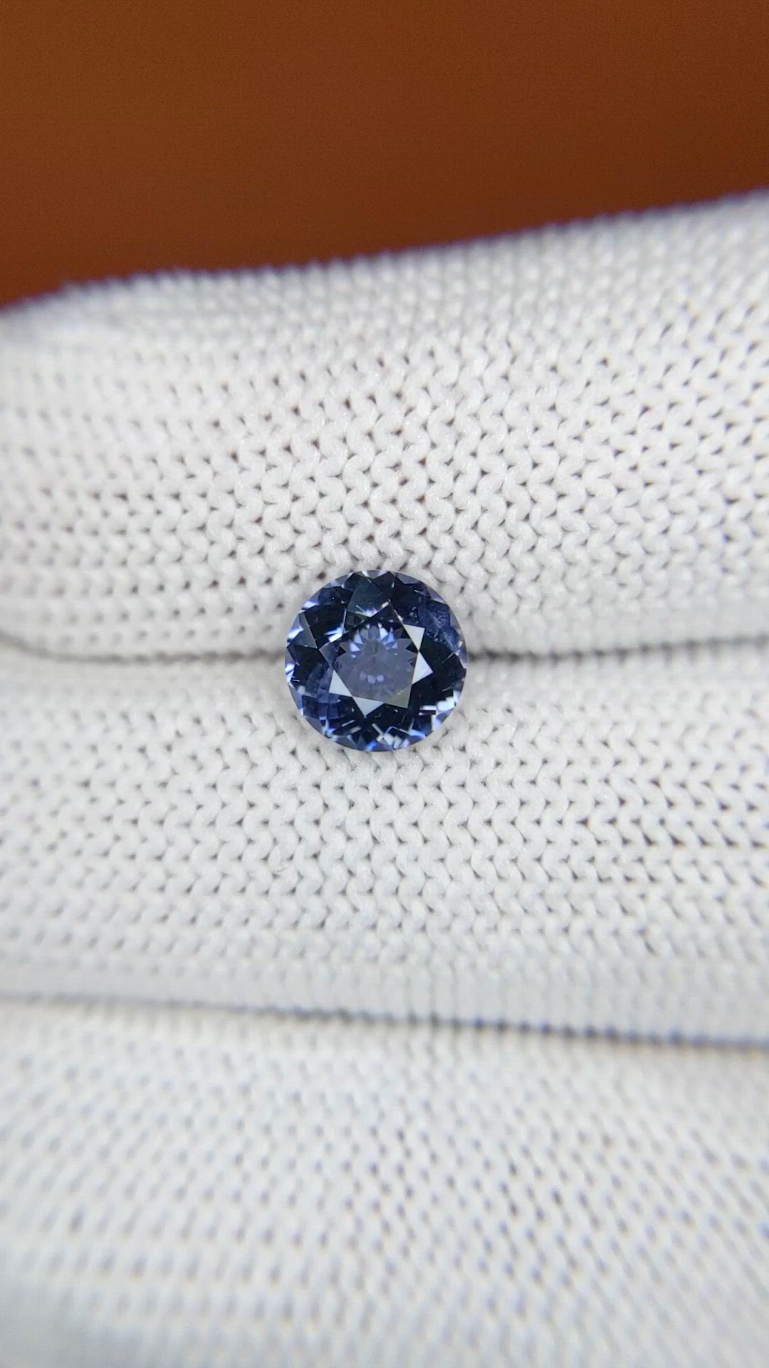 1.41 Ct. Blue Spinel from Ceylon (Sri Lanka) Size Video