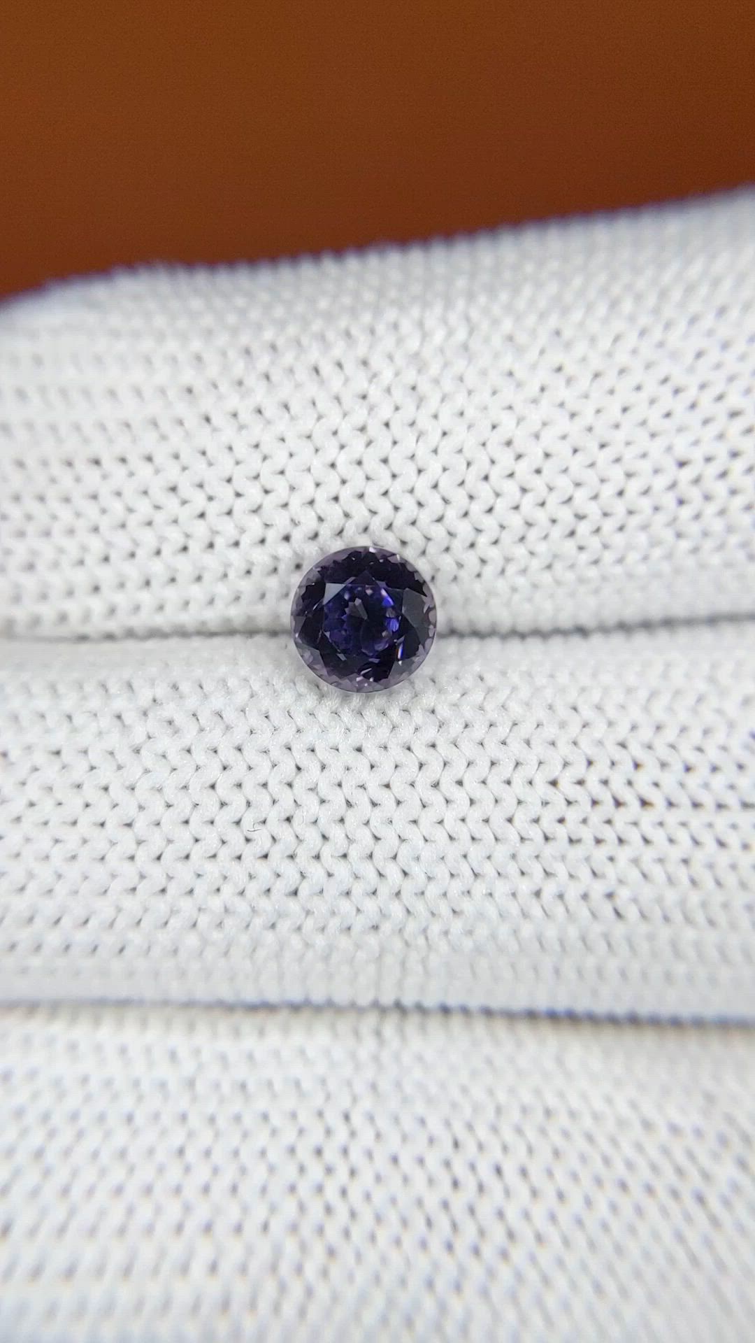 1.33 Ct. Purple Spinel from Ceylon (Sri Lanka) Size Video