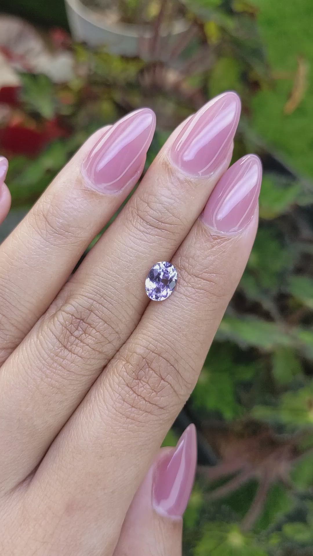 1.30 Ct. Purple Spinel from Ceylon (Sri Lanka) Size Video