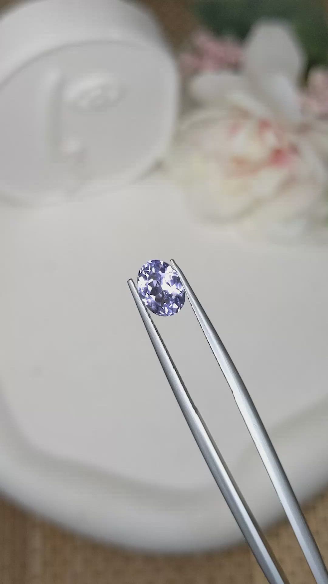 1.30 Ct. Purple Spinel from Ceylon (Sri Lanka) Size Video