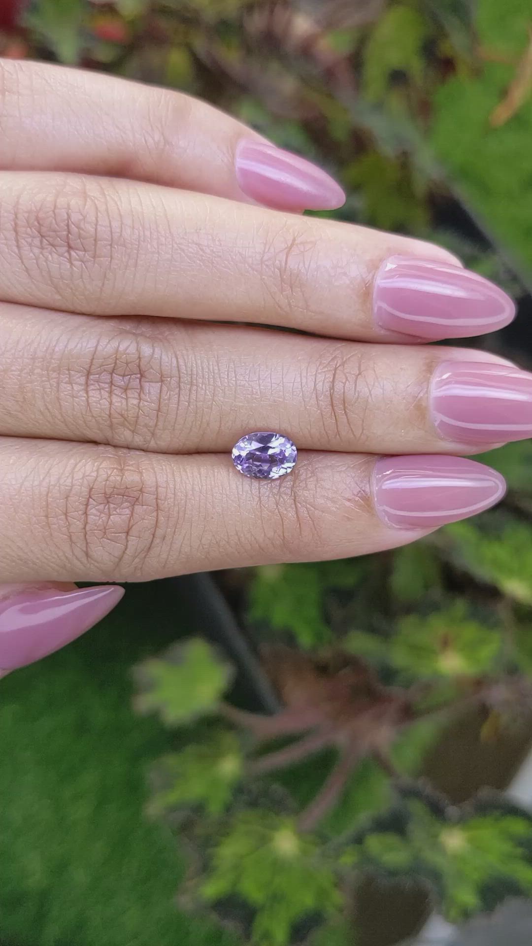 1.30 Ct. Purple Spinel from Ceylon (Sri Lanka) Size Video