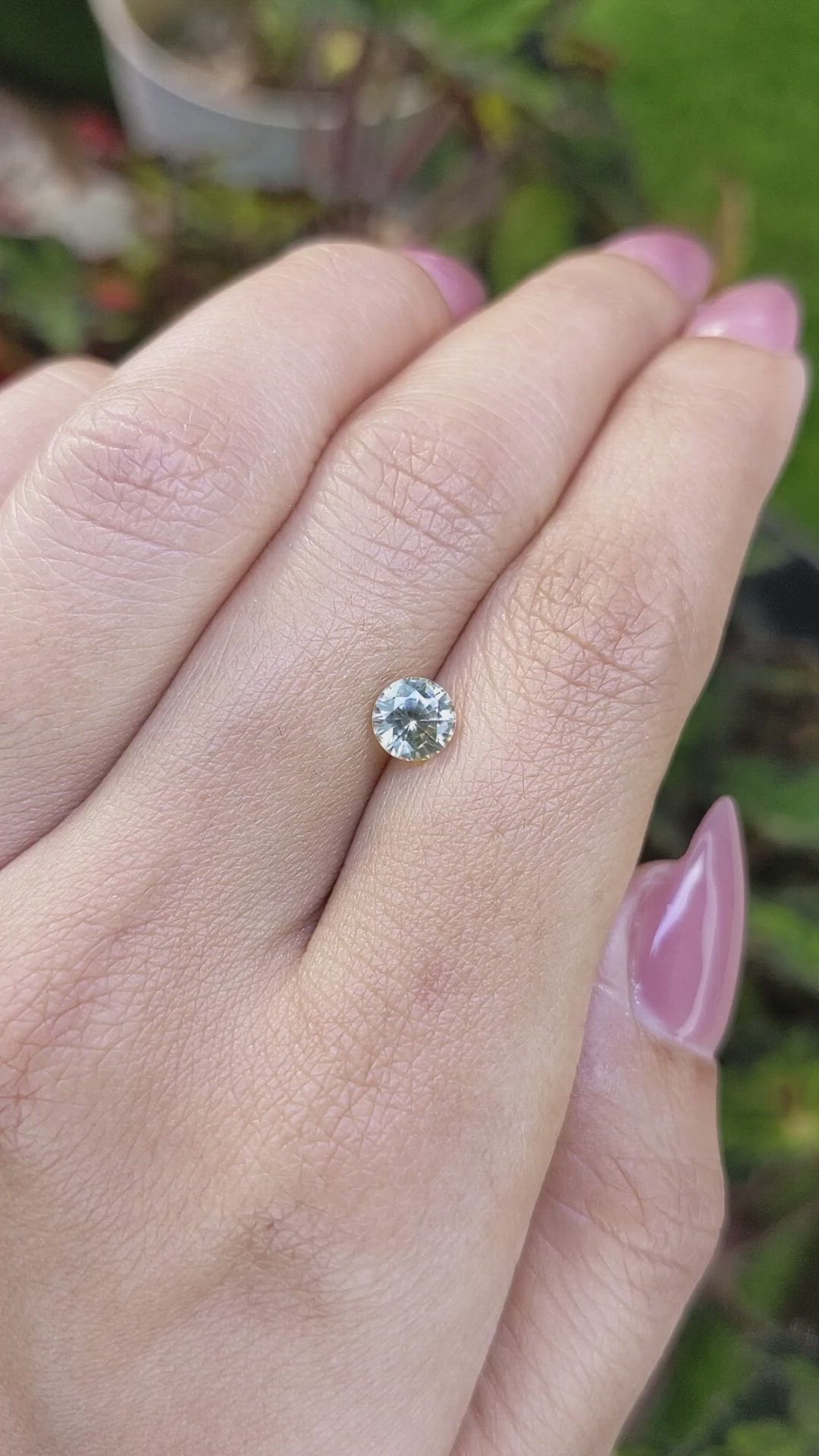 1.20 Ct. Yellow Zircon from Ceylon (Sri Lanka) Size Video