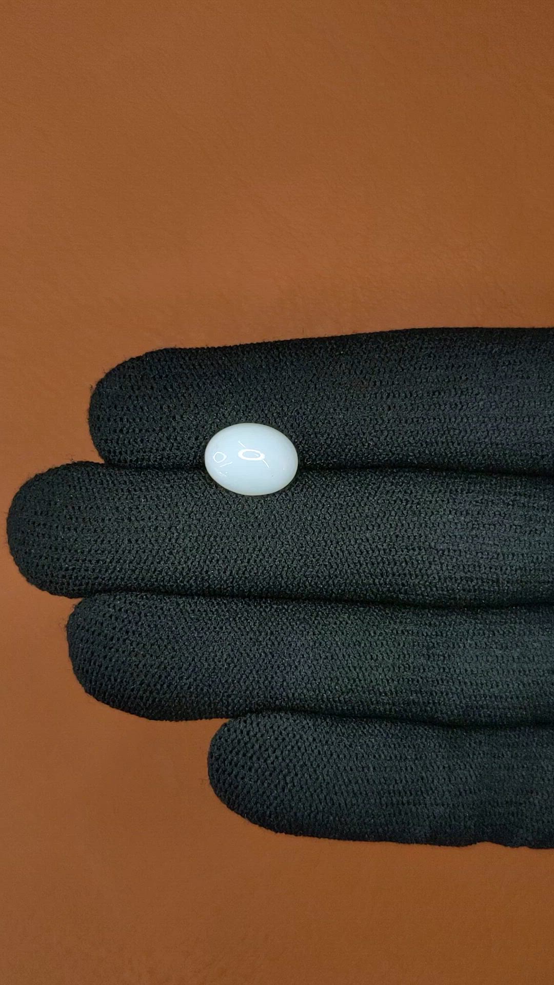 2.23 Ct. Multi Color Cabochon White Opal (Light Opal) from Brazil Size Video