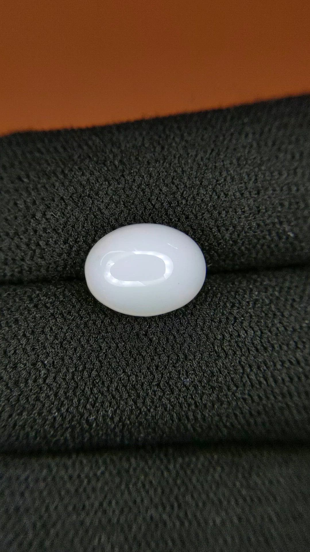2.23 Ct. Multi Color Cabochon White Opal (Light Opal) from Brazil Size Video