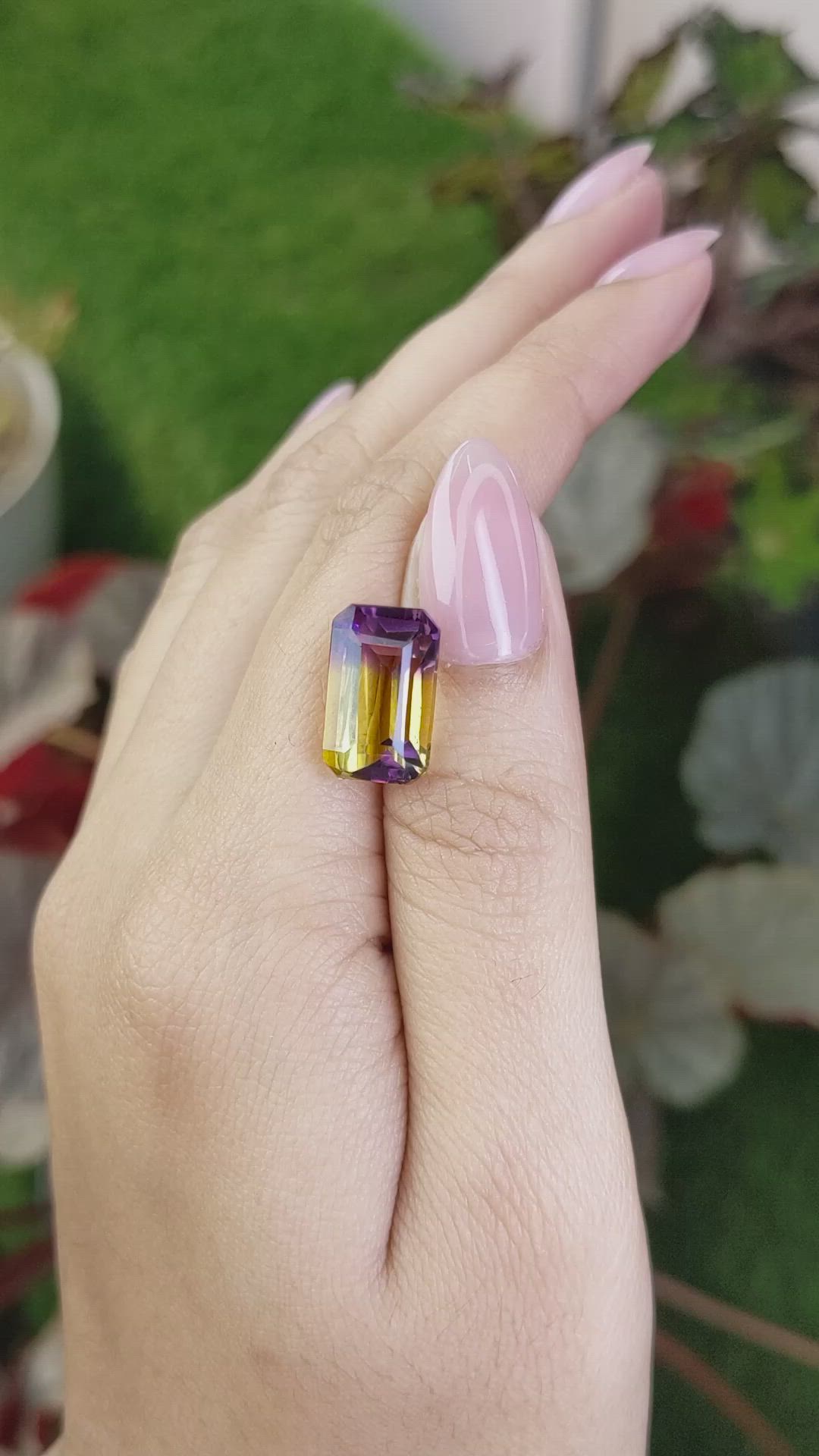 7.15 Ct. Bi Color Ametrine from Brazil Size Video