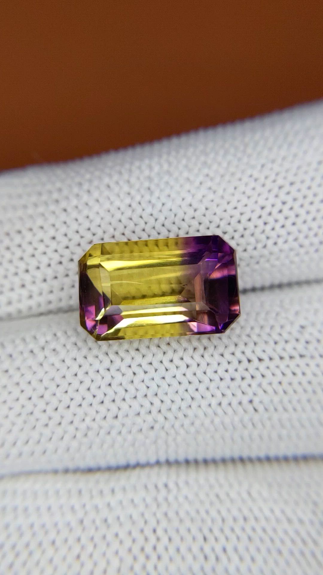 7.15 Ct. Bi Color Ametrine from Brazil Size Video