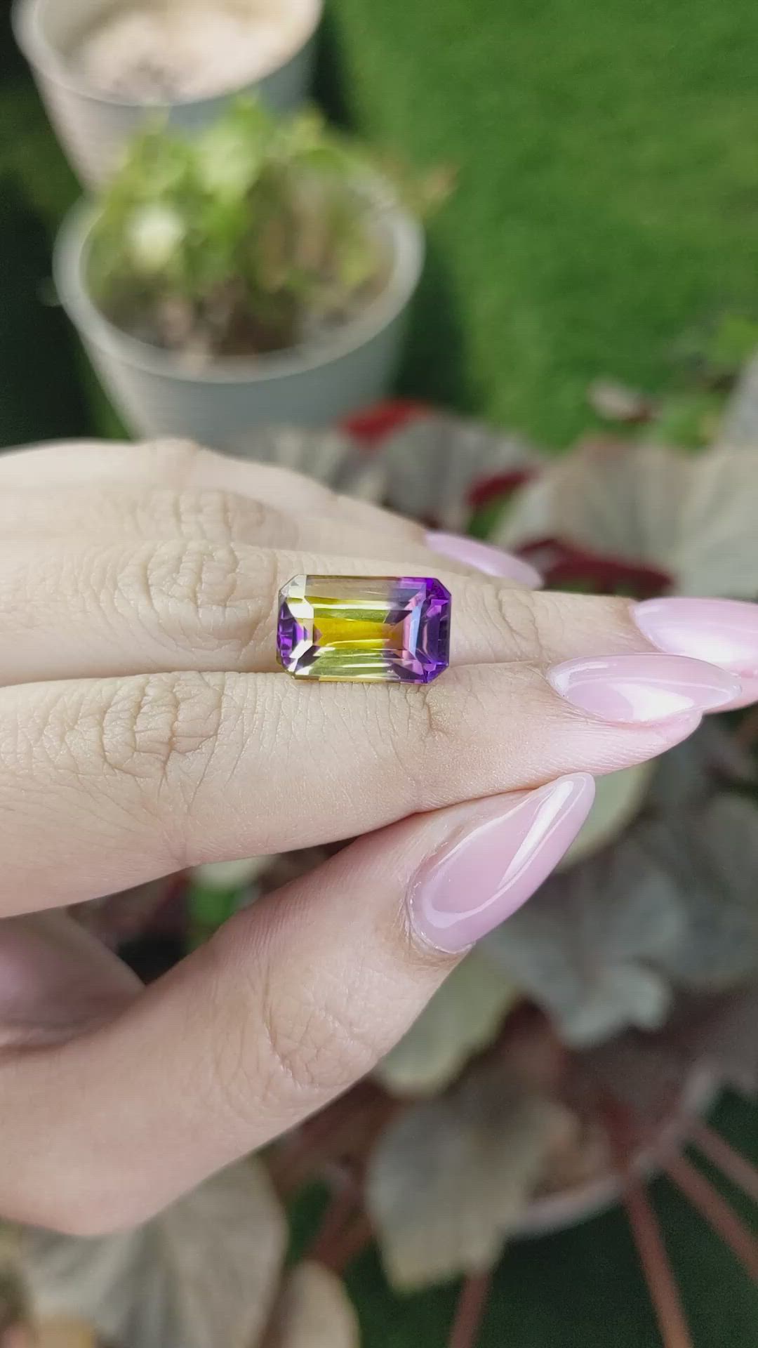 7.15 Ct. Bi Color Ametrine from Brazil Size Video