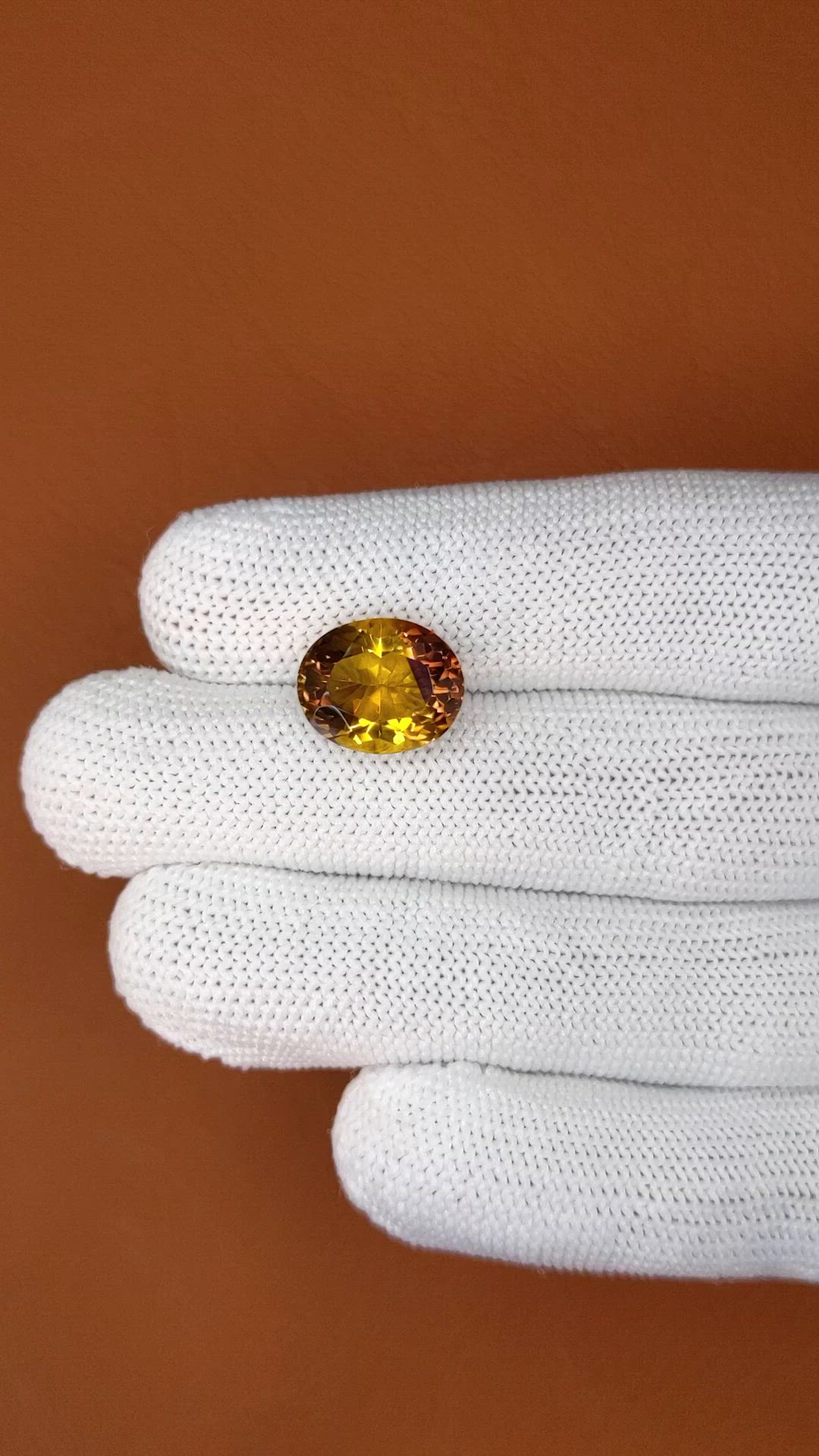 6.40 Ct. Bi Color Ametrine from Brazil Size Video
