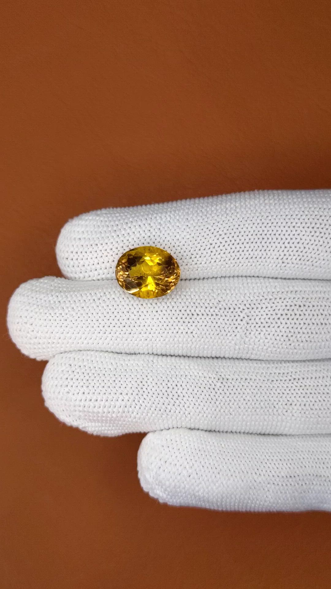 5.95 Ct. Bi Color Ametrine from Brazil Size Video