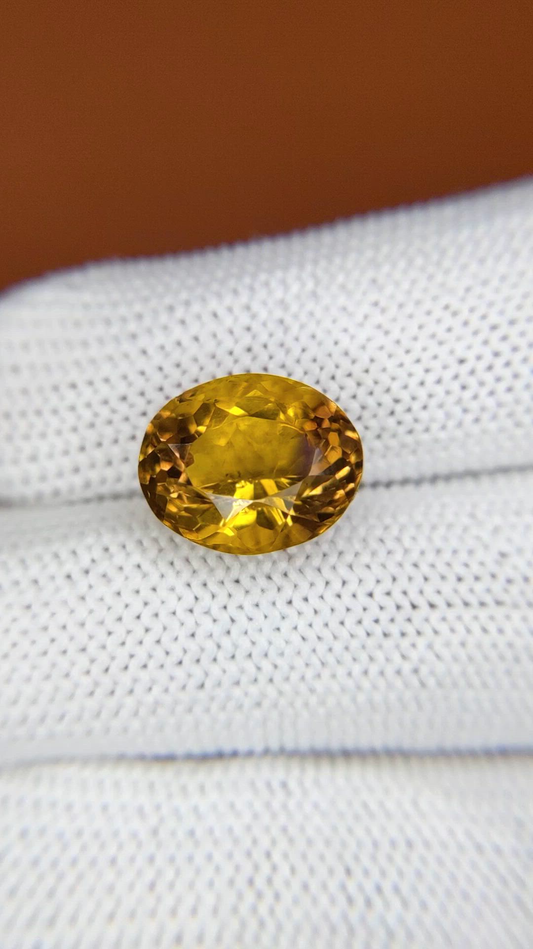 5.95 Ct. Bi Color Ametrine from Brazil Size Video