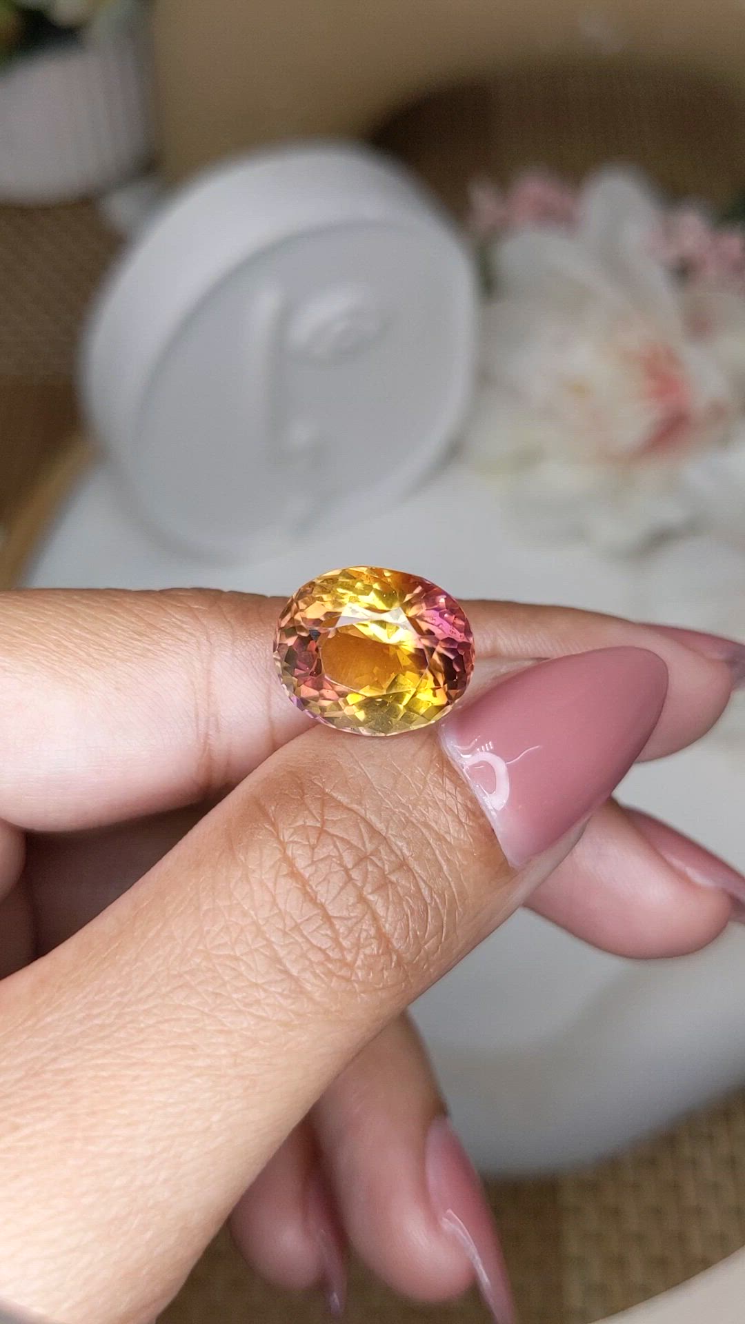 8.17 Ct. Bi Color Ametrine from Brazil Size Video