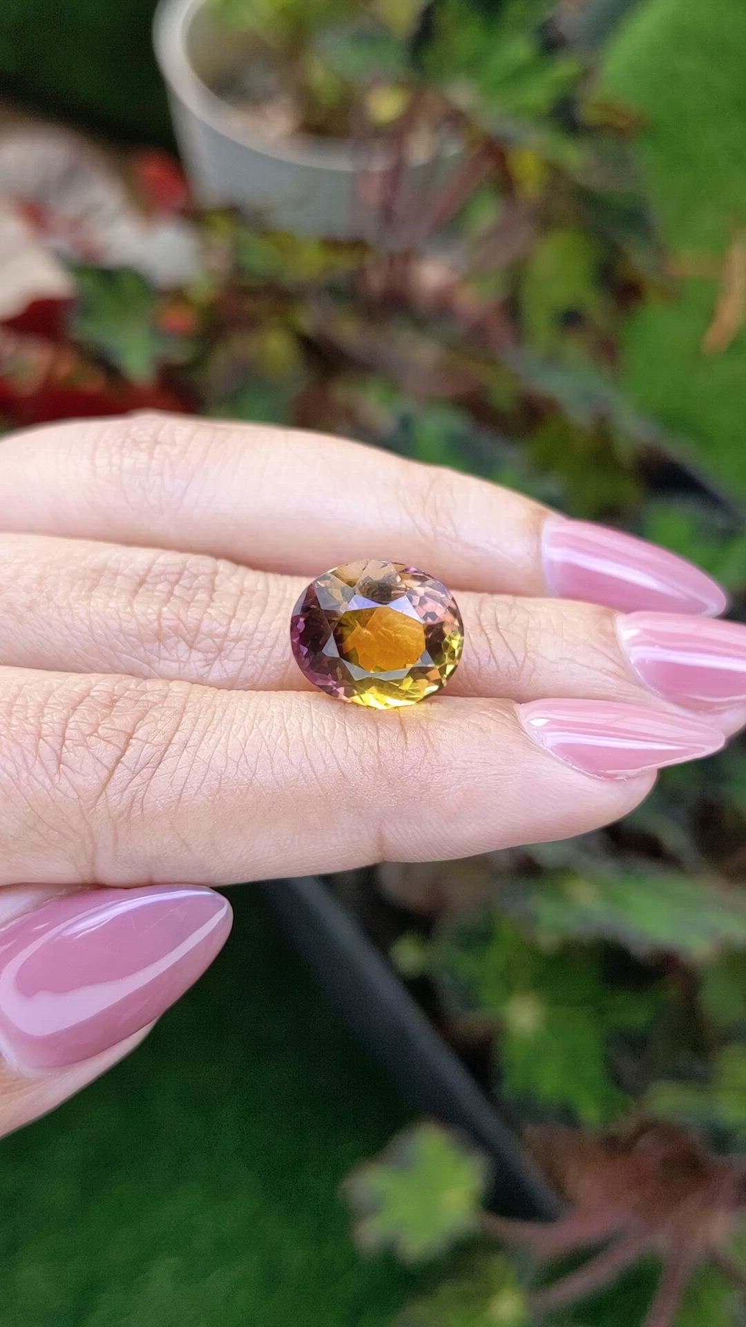 8.17 Ct. Bi Color Ametrine from Brazil Size Video