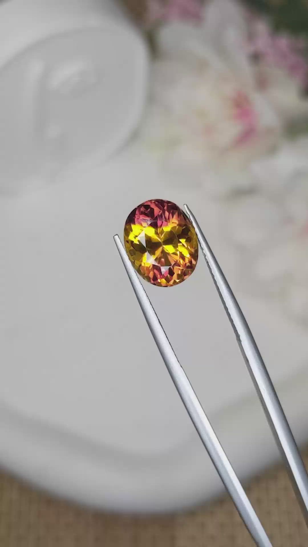 5.48 Ct. Bi Color Ametrine from Brazil Size Video