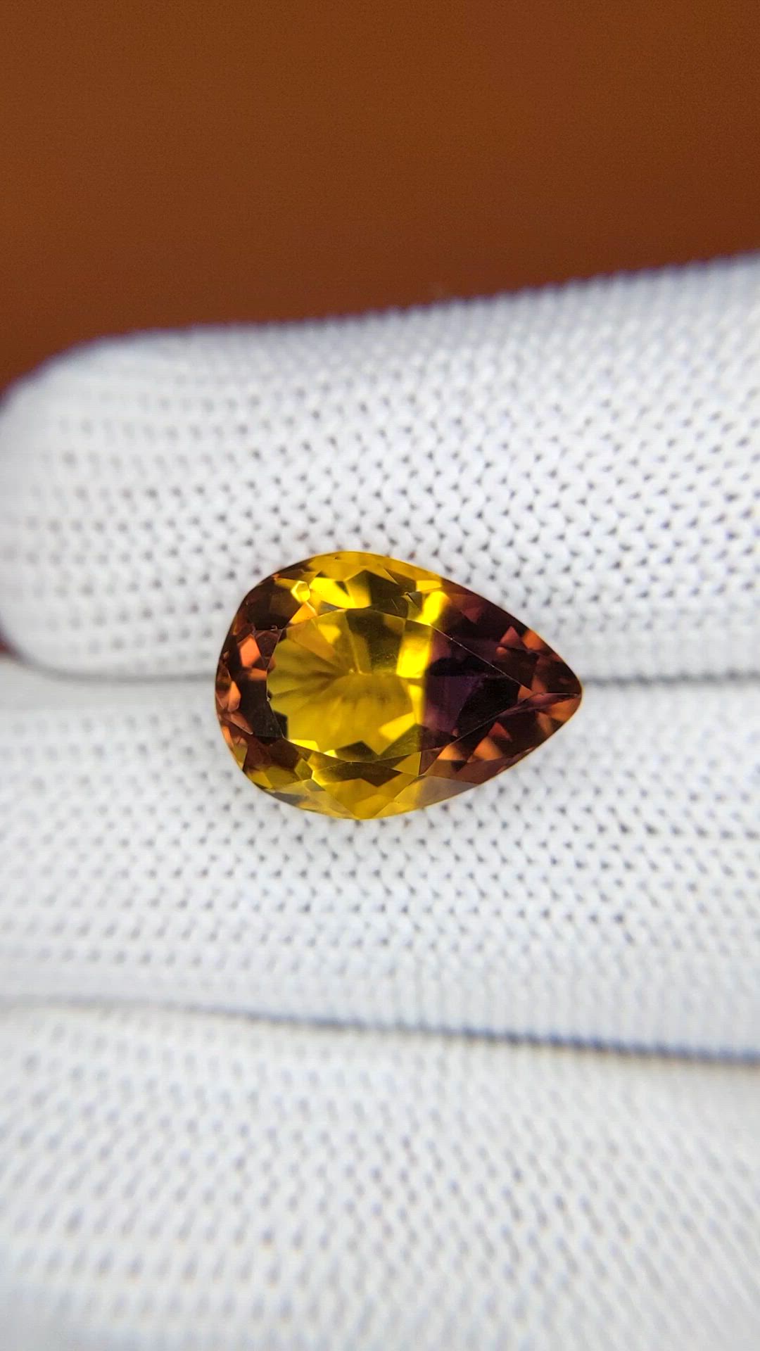 6.65 Ct. Bi Color Ametrine from Brazil Size Video