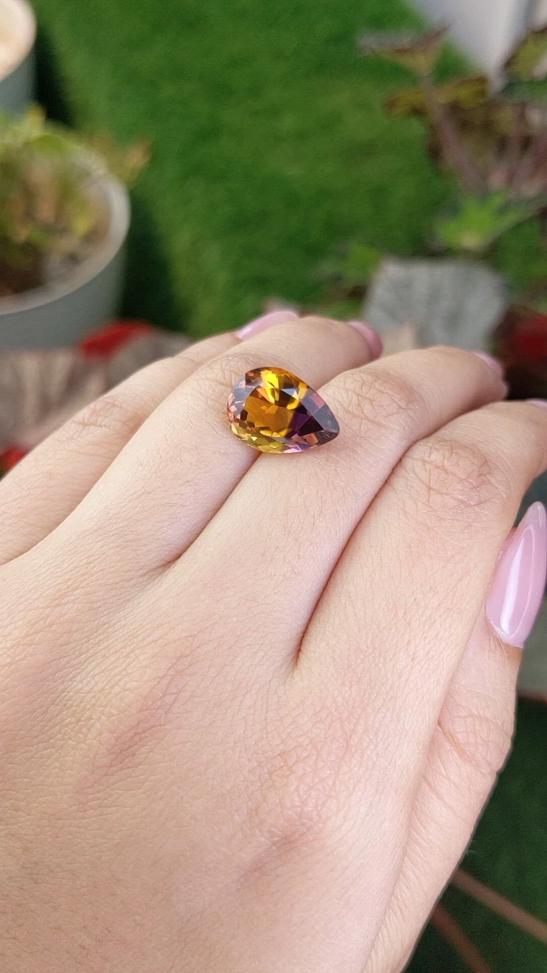 6.65 Ct. Bi Color Ametrine from Brazil Size Video