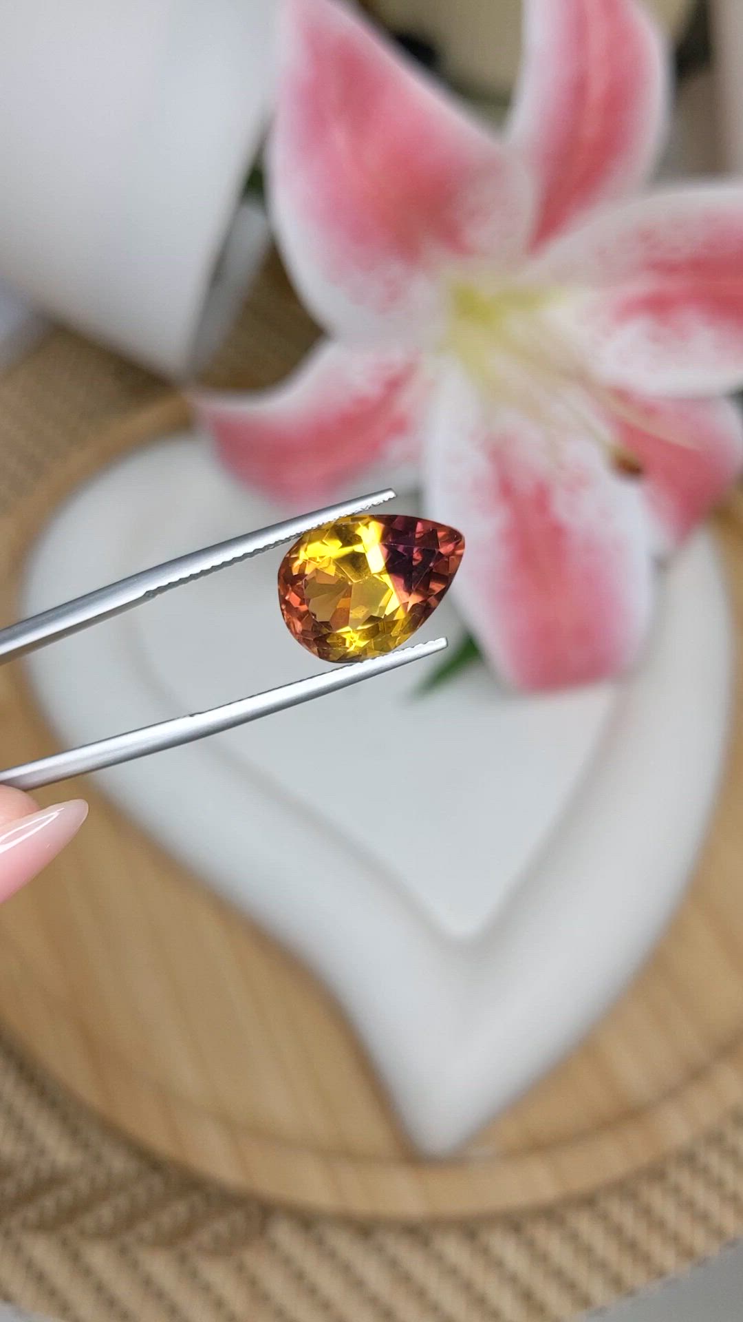 6.65 Ct. Bi Color Ametrine from Brazil Size Video