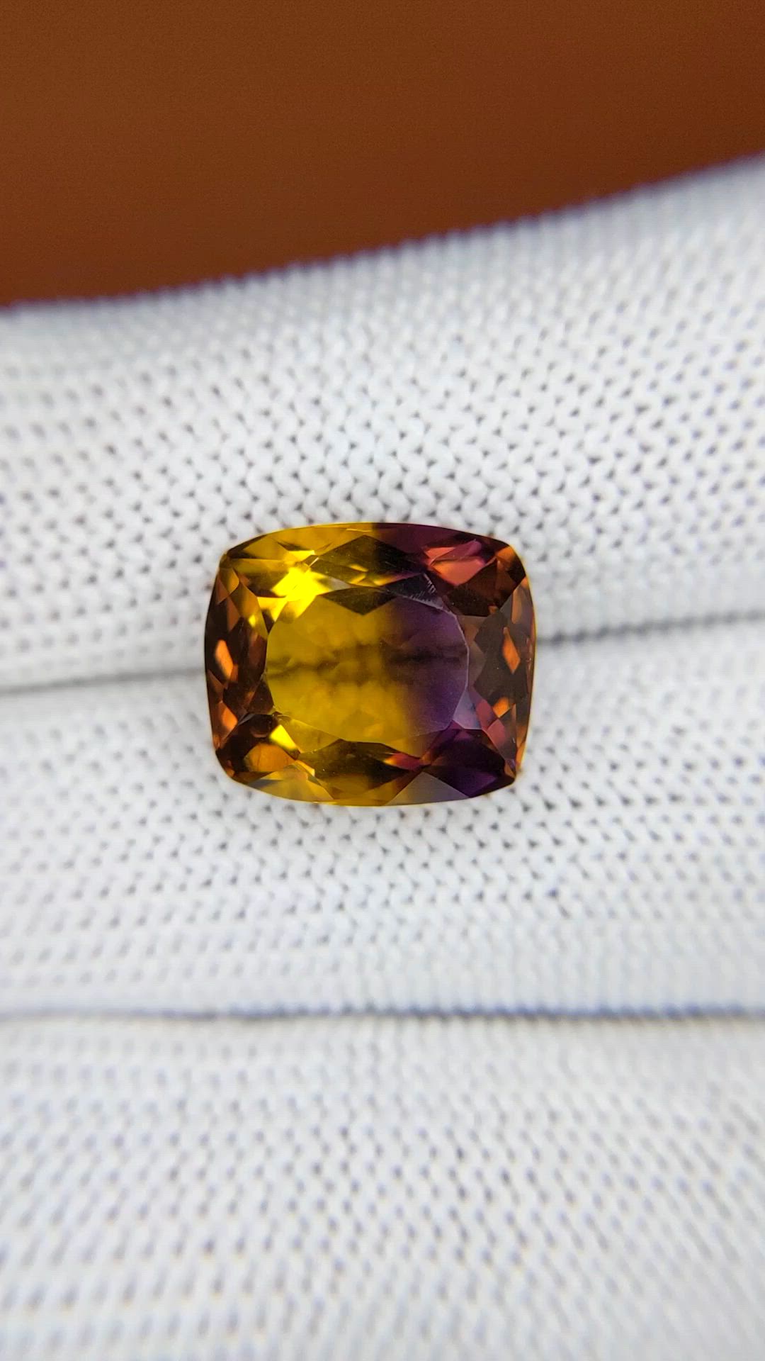 7.85 Ct. Bi Color Ametrine from Brazil Size Video