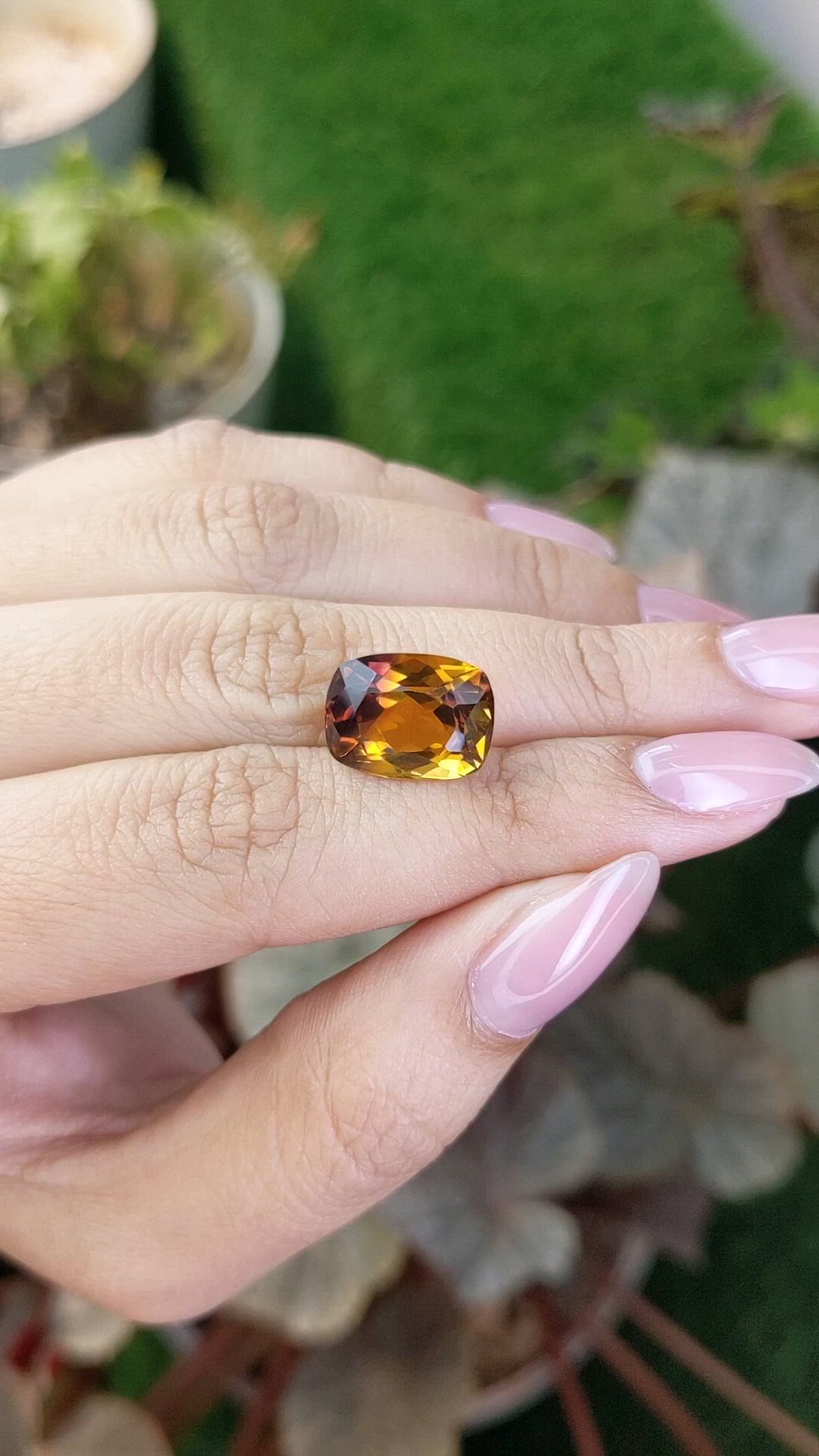 7.26 Ct. Bi Color Ametrine from Brazil Size Video