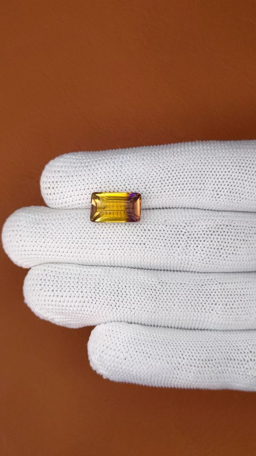 5.01 Ct. Bi Color Ametrine from Brazil Size Video