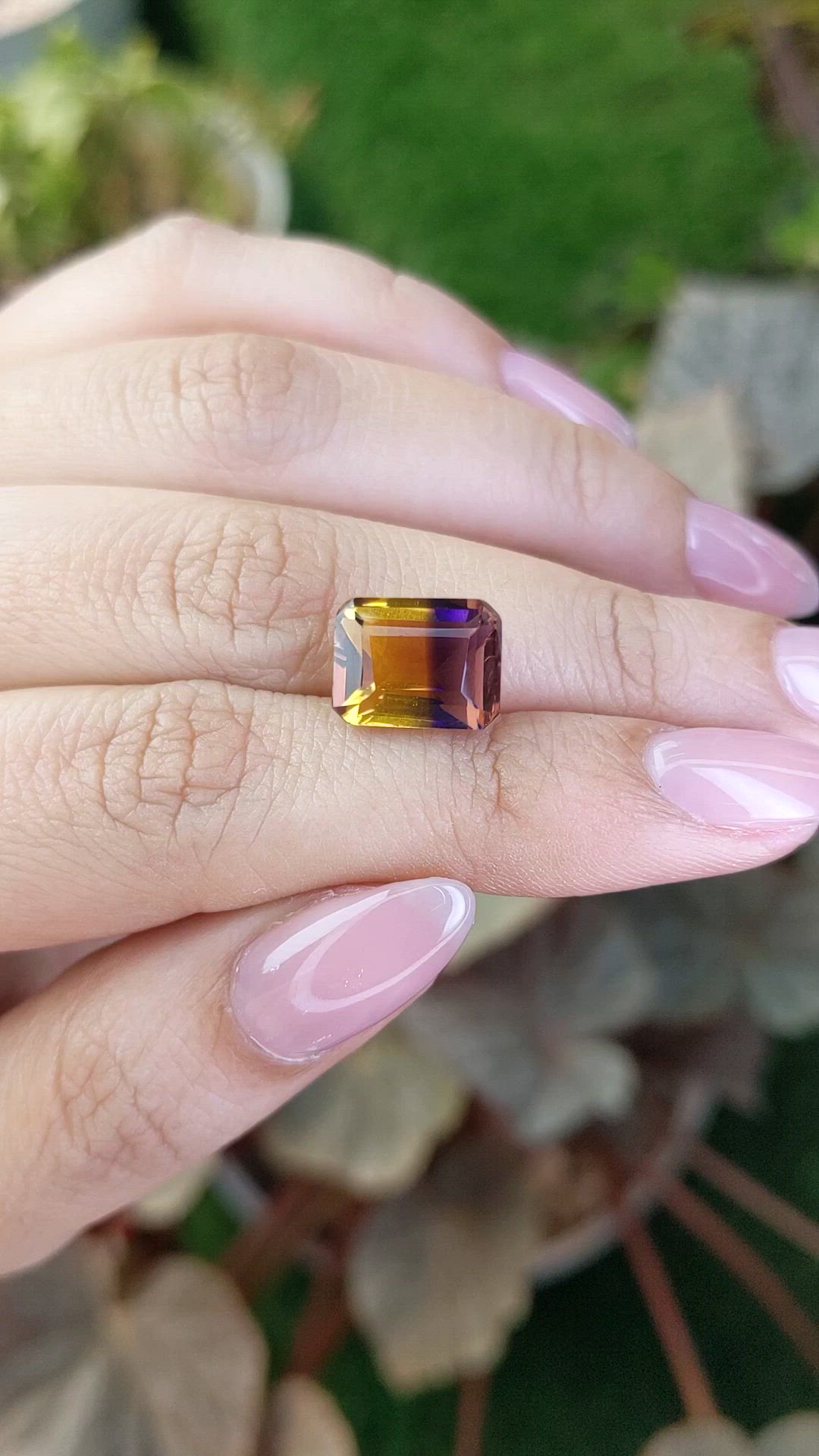 5.68 Ct. Bi Color Ametrine from Brazil Size Video