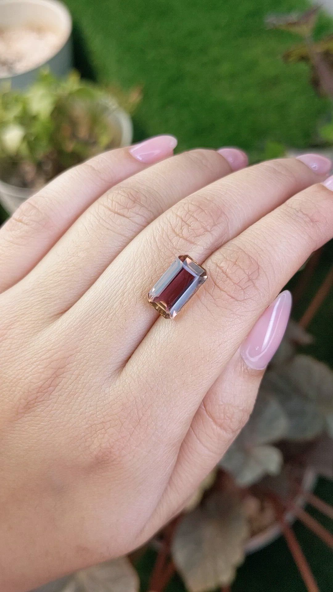 5.44 Ct. Bi Color Ametrine from Brazil Size Video