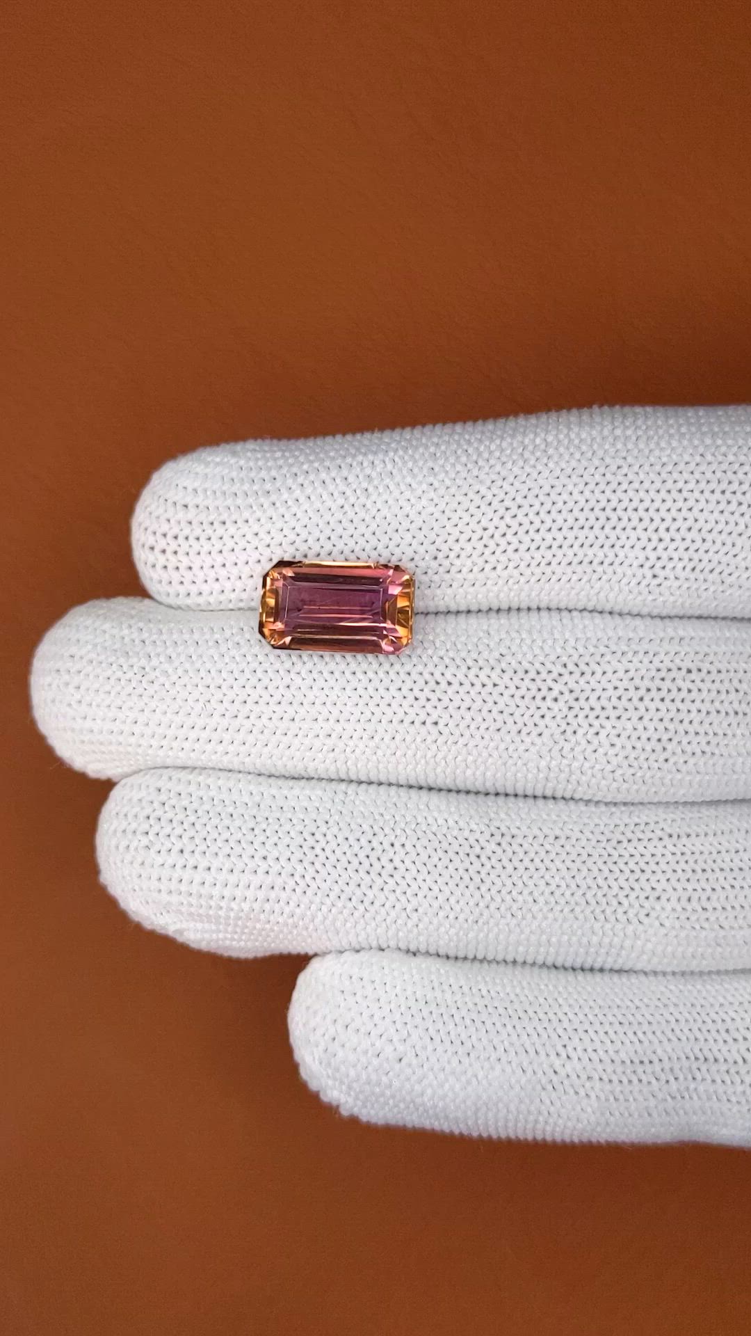 5.44 Ct. Bi Color Ametrine from Brazil Size Video