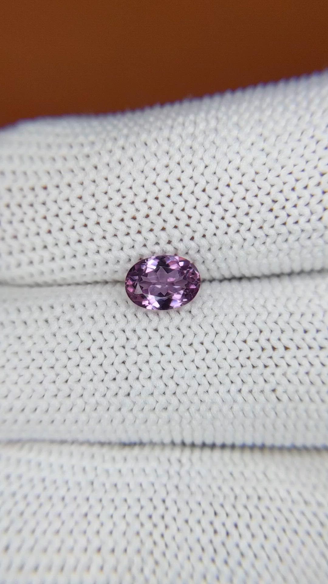 0.82 Ct. Purple Spinel from Ceylon (Sri Lanka) Size Video