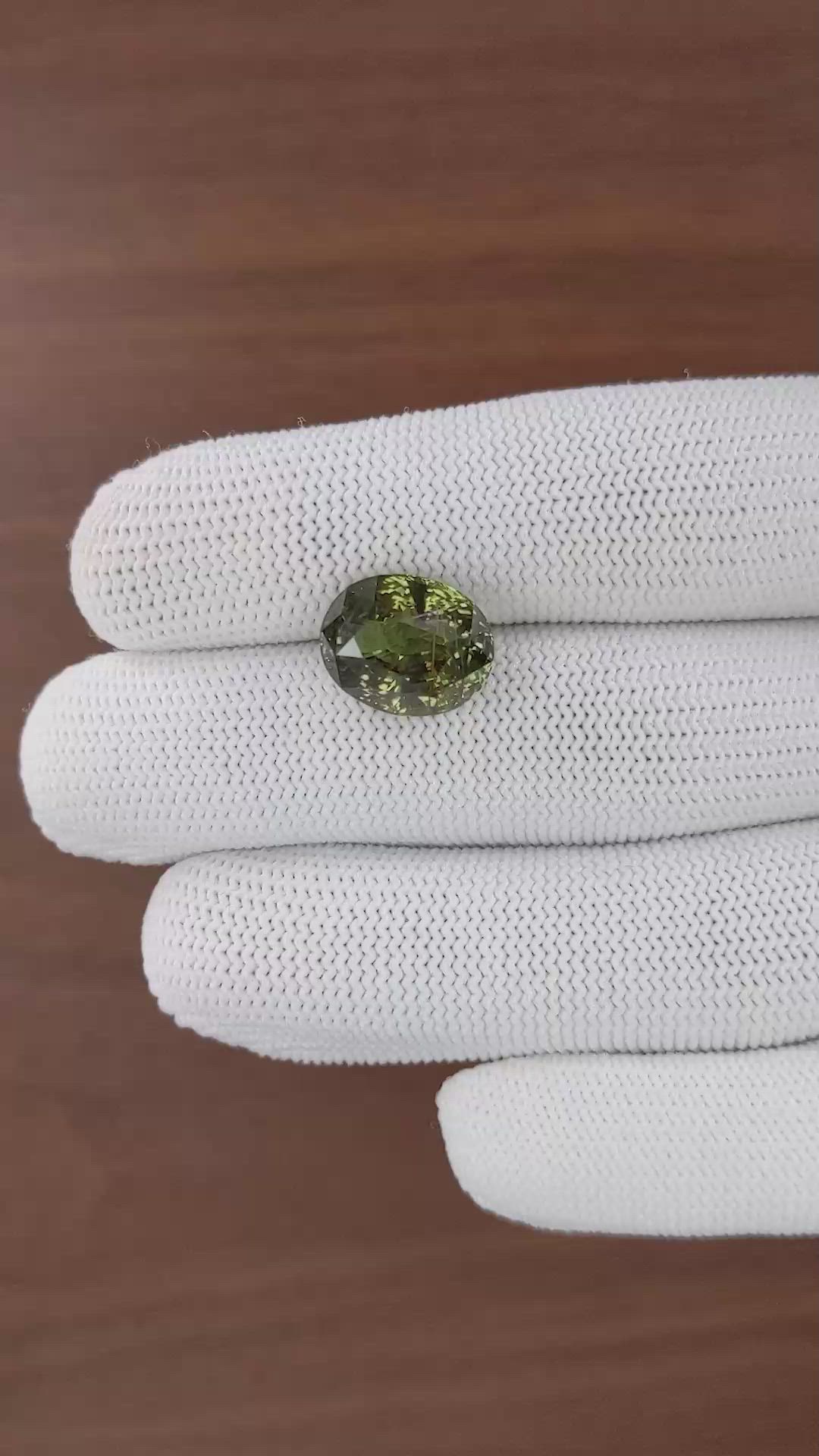 10.09 Ct. Alexandrite from Tanzania Size Video