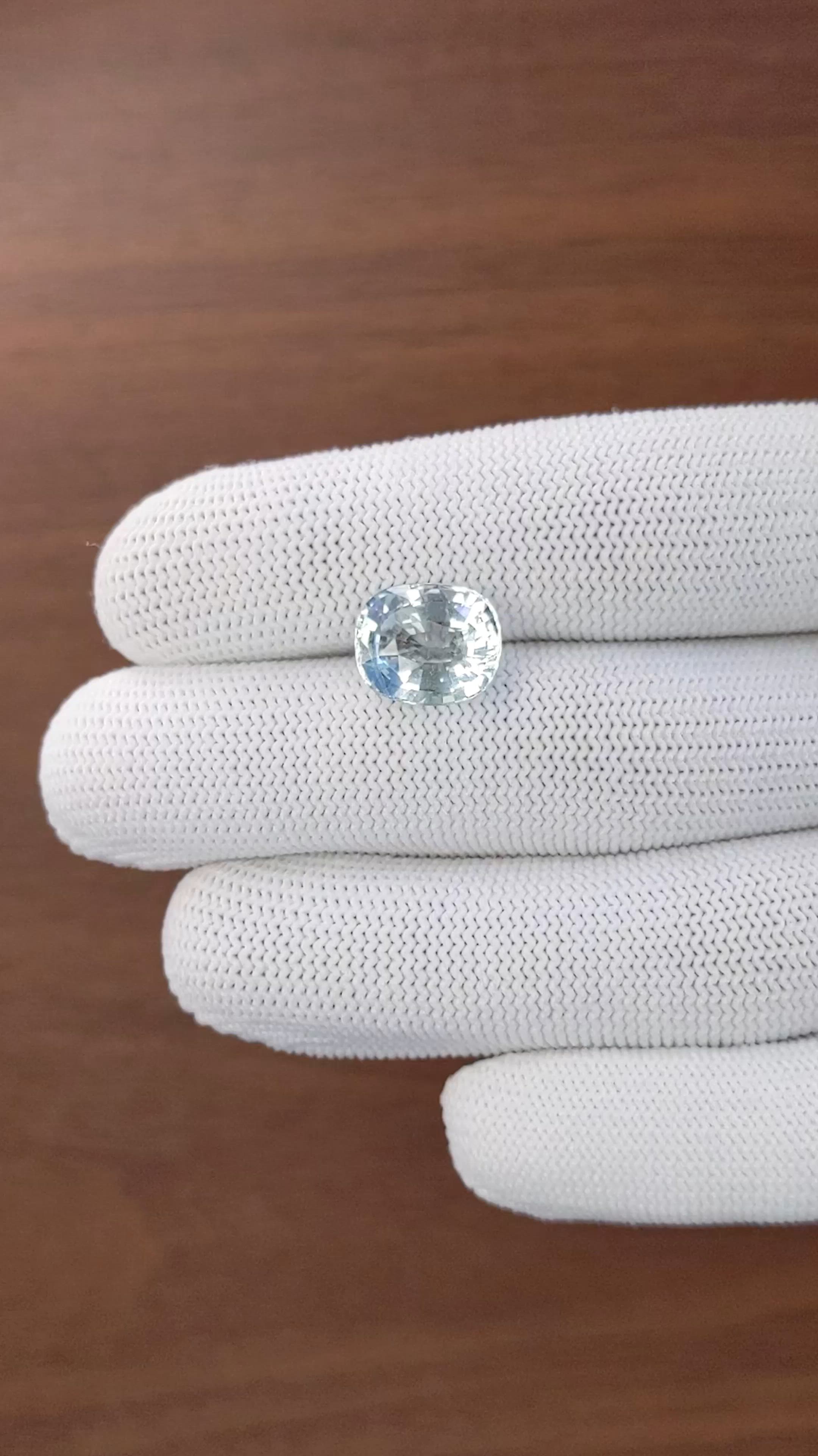 5.00 Ct. Green Beryl from Ceylon (Sri Lanka) Size Video