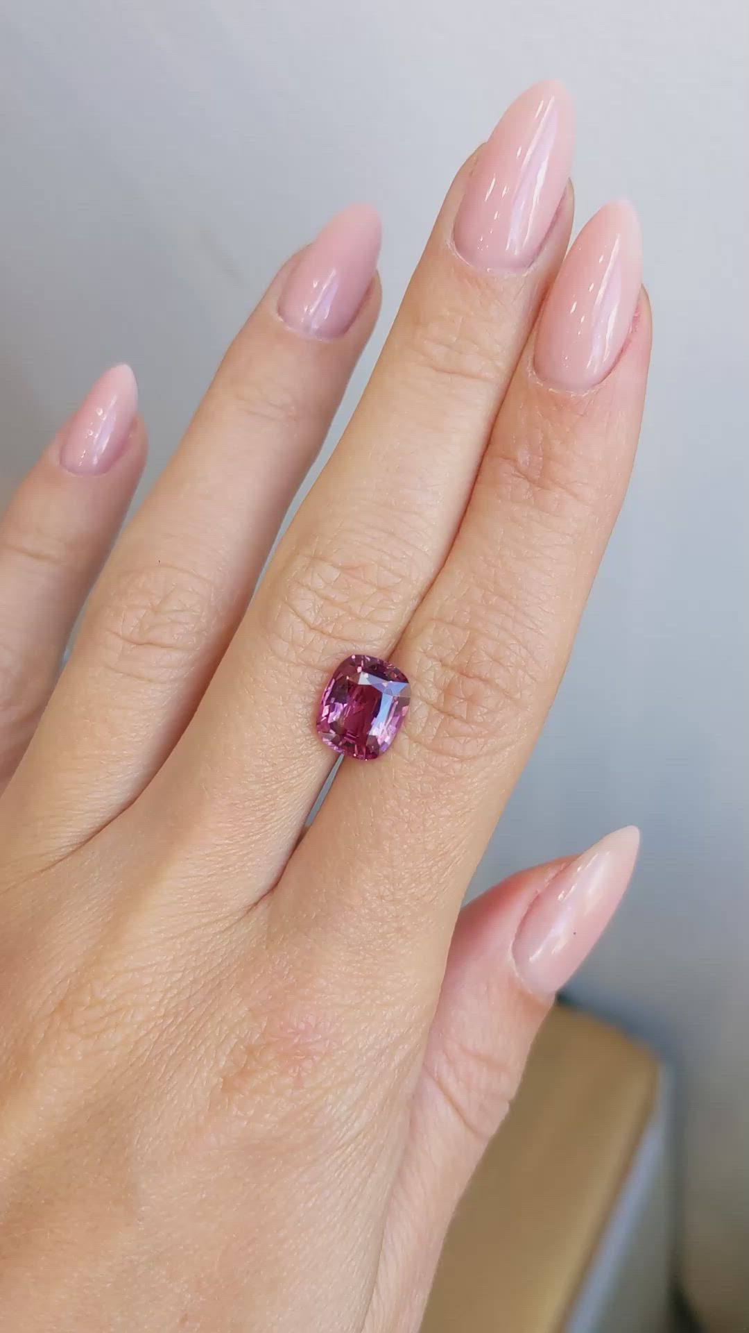 3.01 Ct. Spinel from Ceylon (Sri Lanka) Size Video