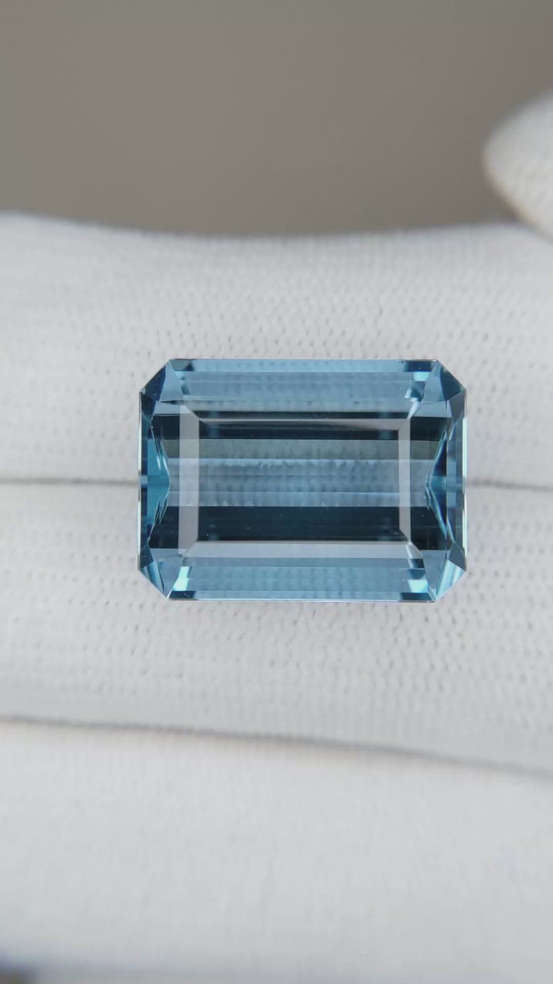 14.83 Ct. Aquamarine from Brazil Size Video