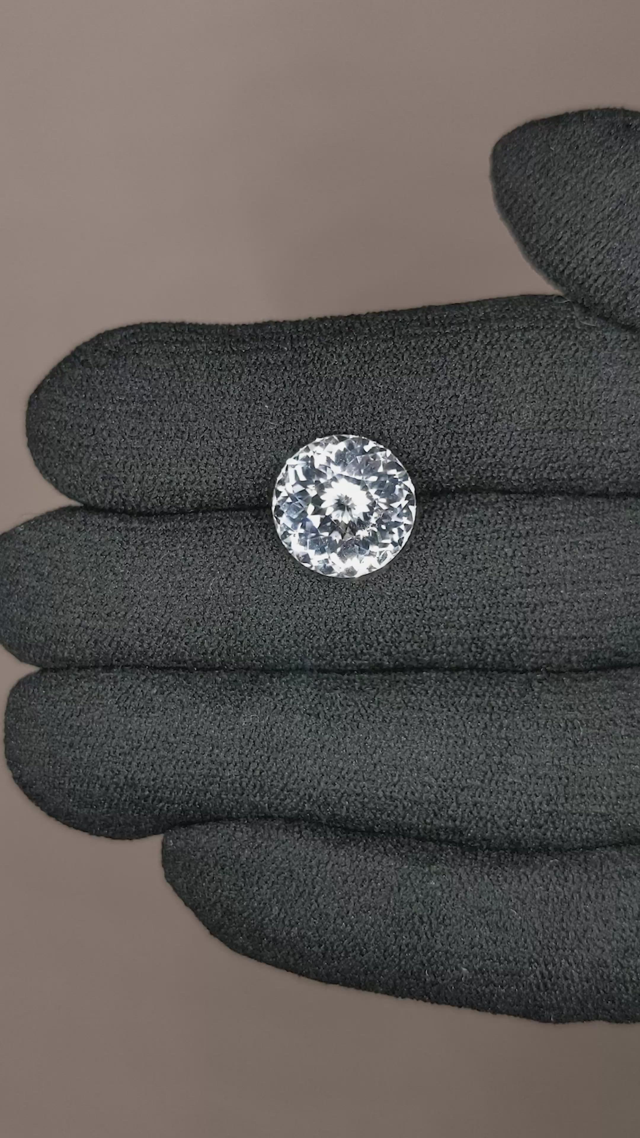 5.38 Ct. Phenakite from Brazil Size Video