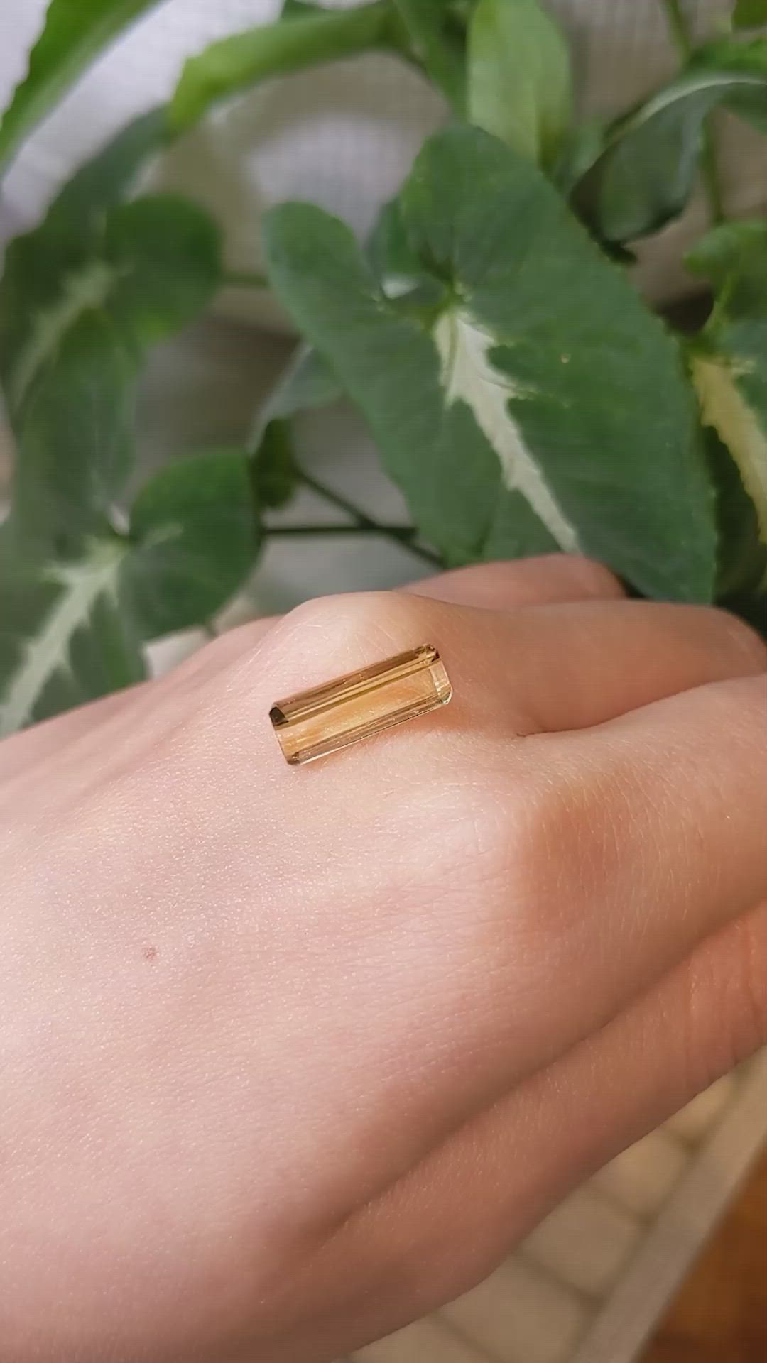 3.62 Ct. Imperial Topaz from Brazil Size Video