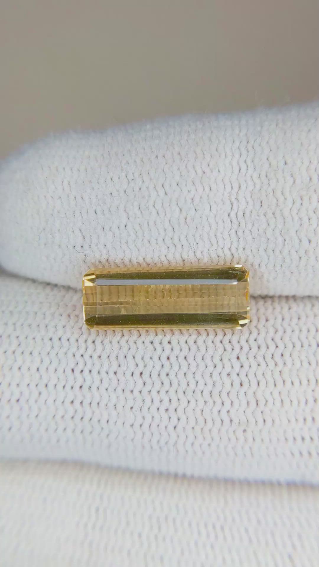3.62 Ct. Imperial Topaz from Brazil Size Video