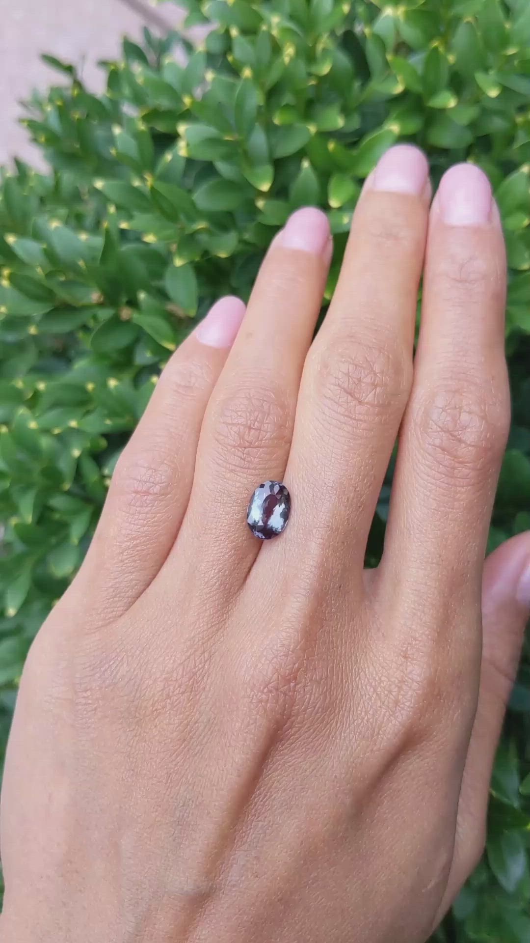 2.32 Ct. Alexandrite from Brazil Size Video
