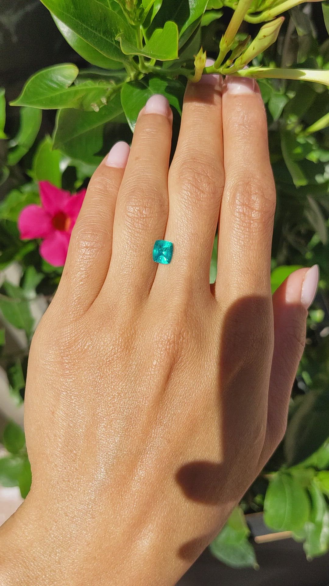 1.10 Ct. Paraiba Tourmaline from Brazil Size Video