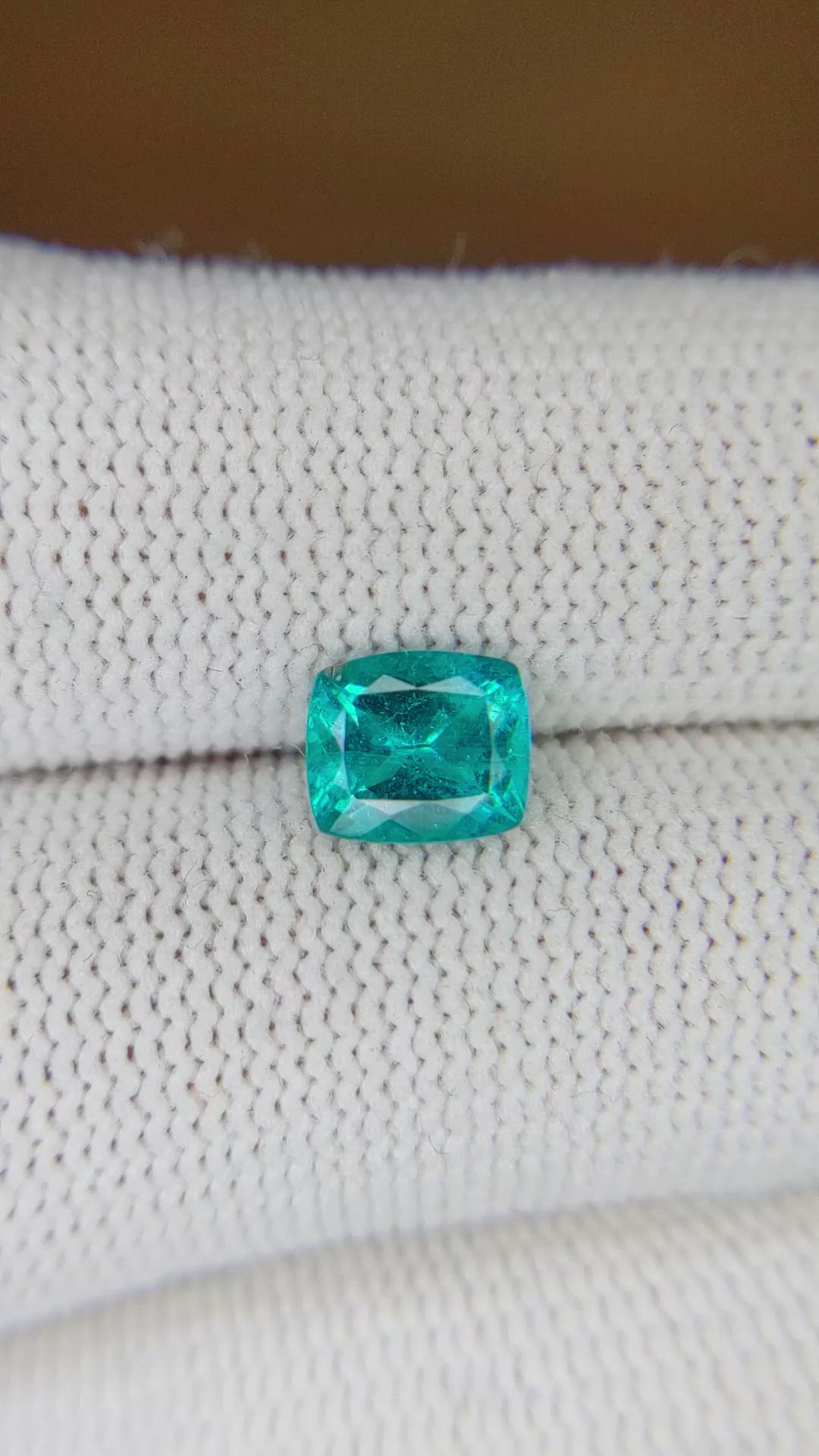 1.10 Ct. Paraiba Tourmaline from Brazil Size Video