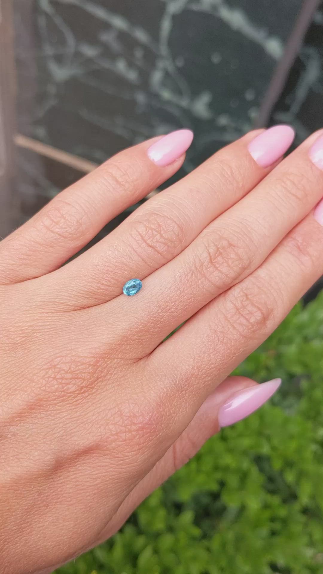 0.31 Ct. Paraiba Tourmaline from Brazil Size Video