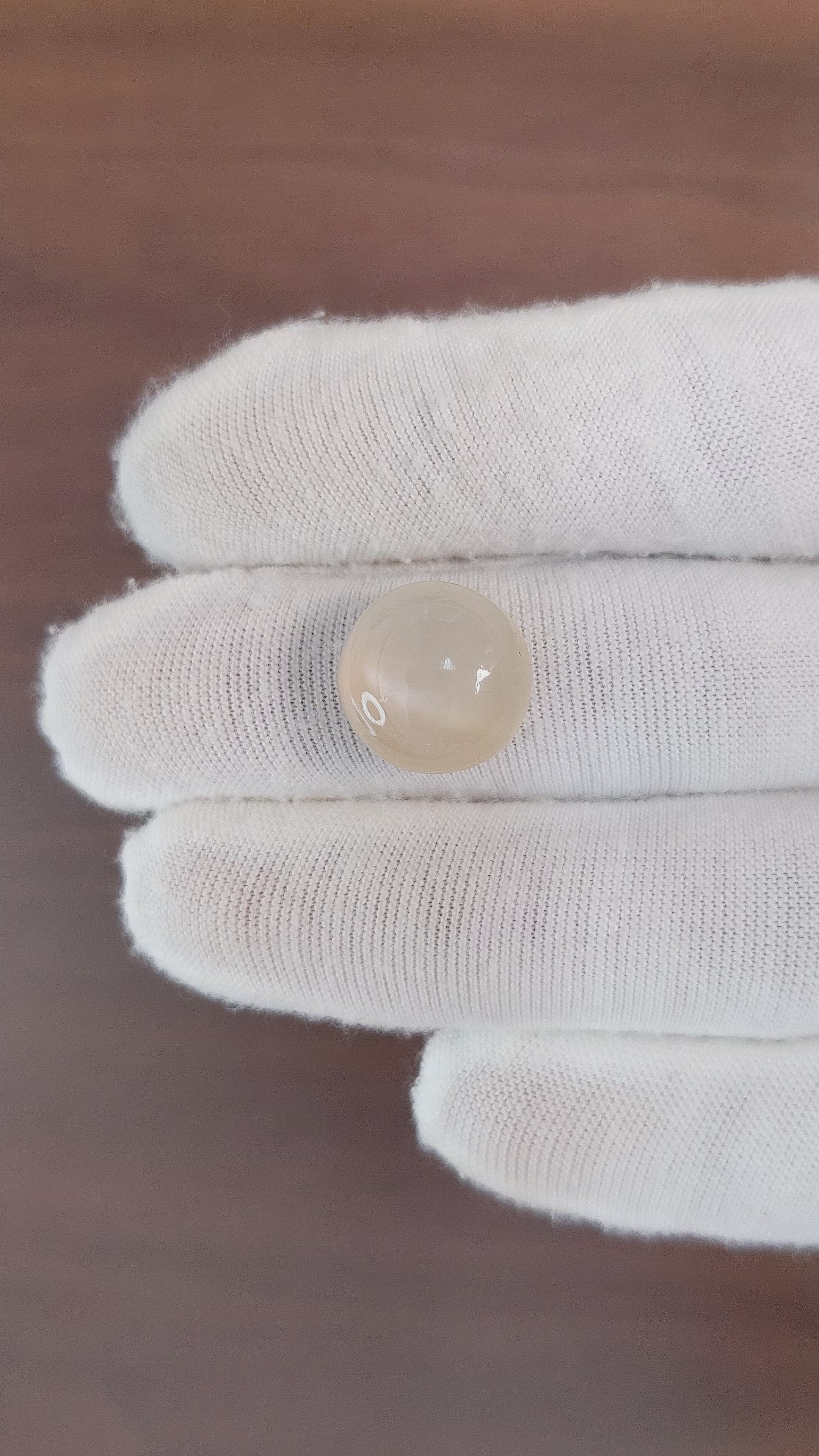 12.70 Ct. Cabochon Moonstone from Ceylon (Sri Lanka) Size Video