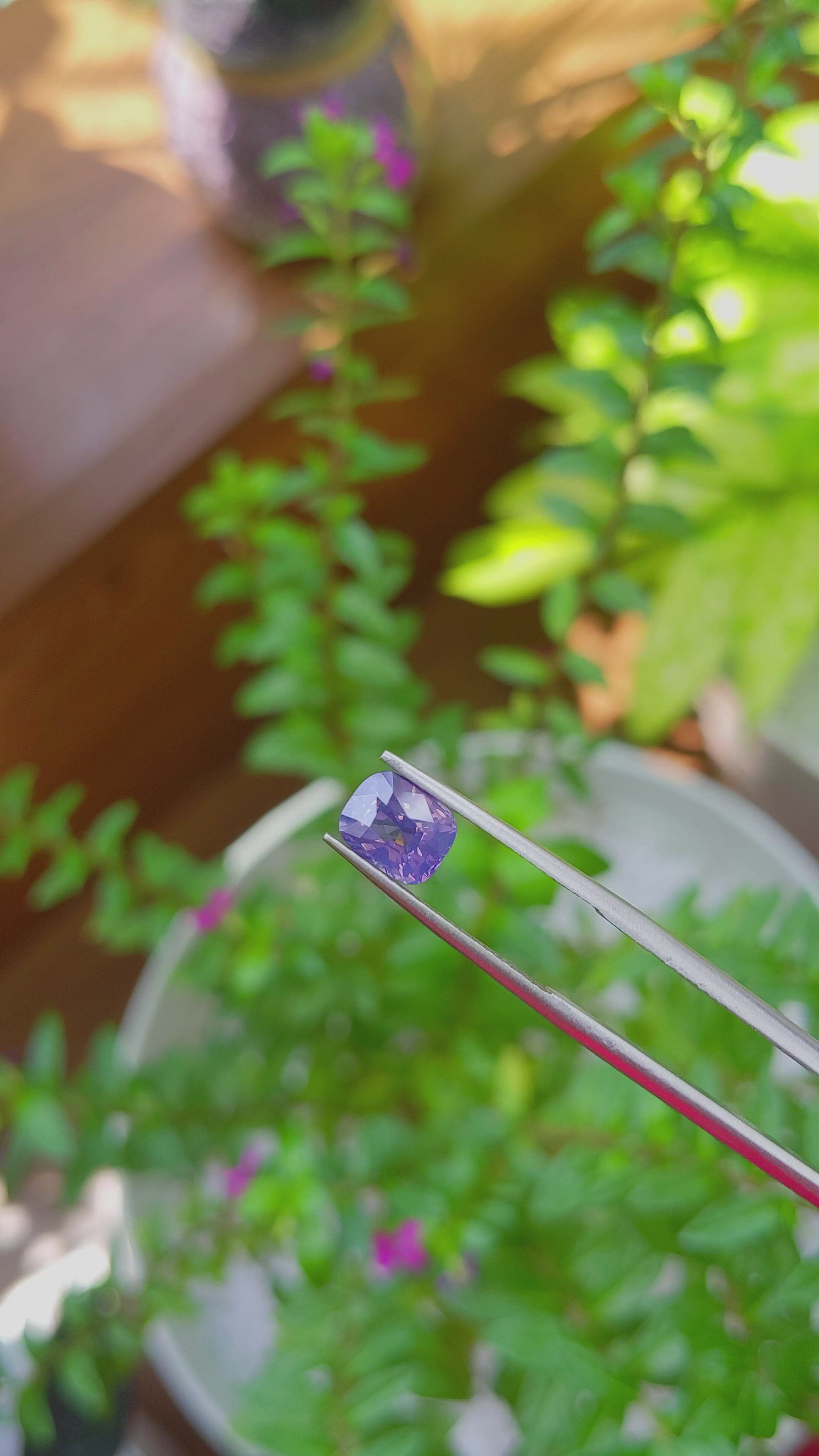 1.55 Ct. Spinel from Tanzania Size Video