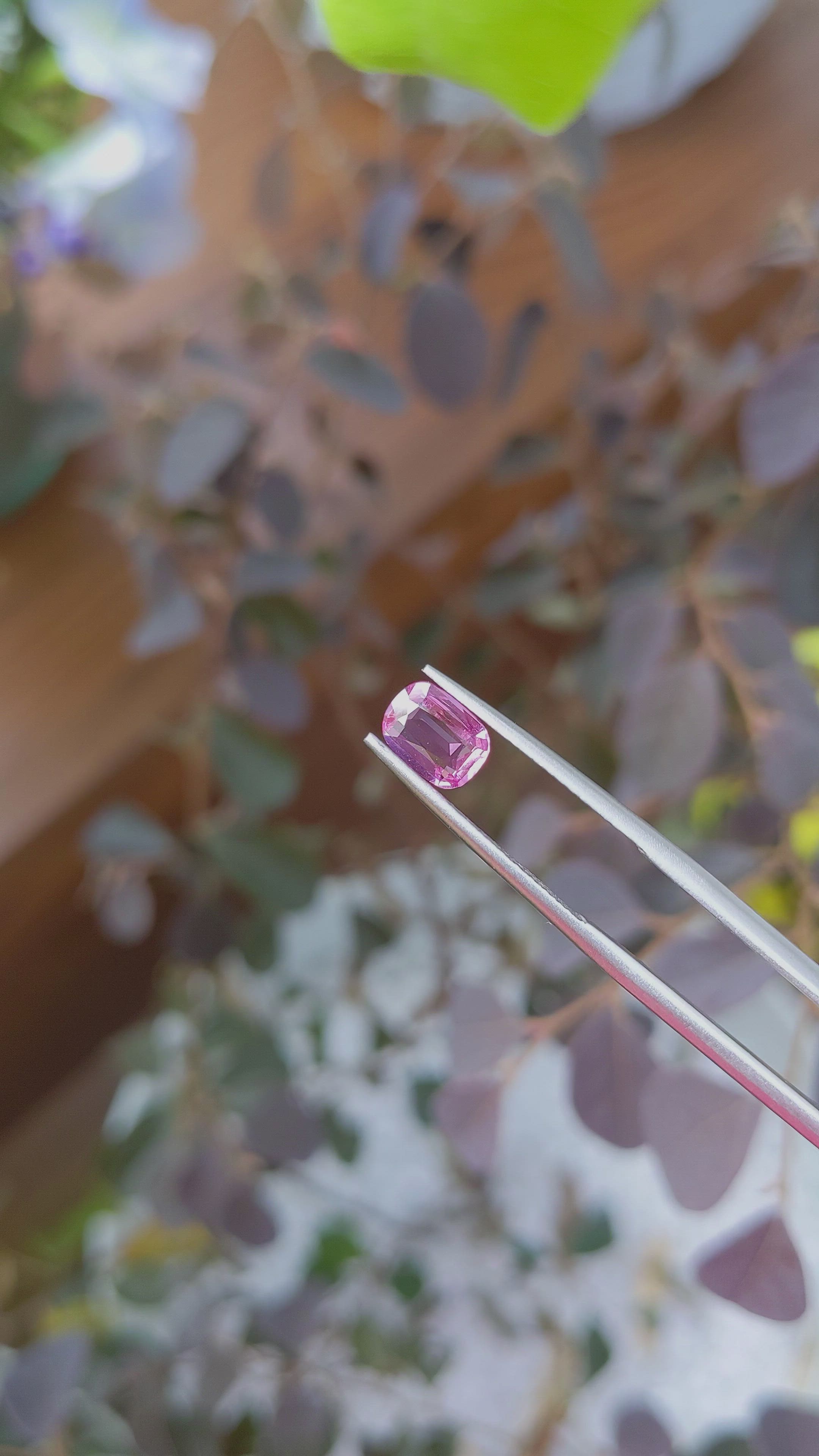 0.77 Ct. Spinel from Tanzania Size Video