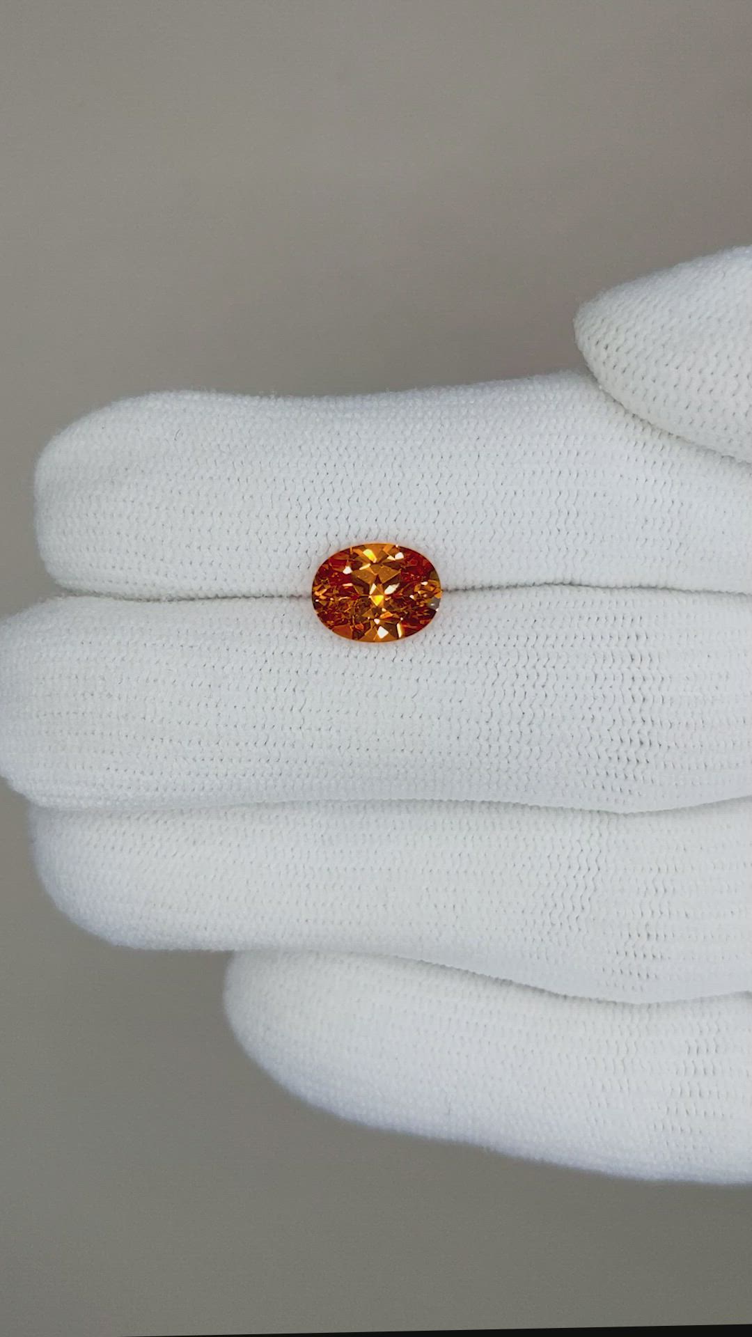 2.15 Ct. Spessartite Garnet from Madagascar Size Video
