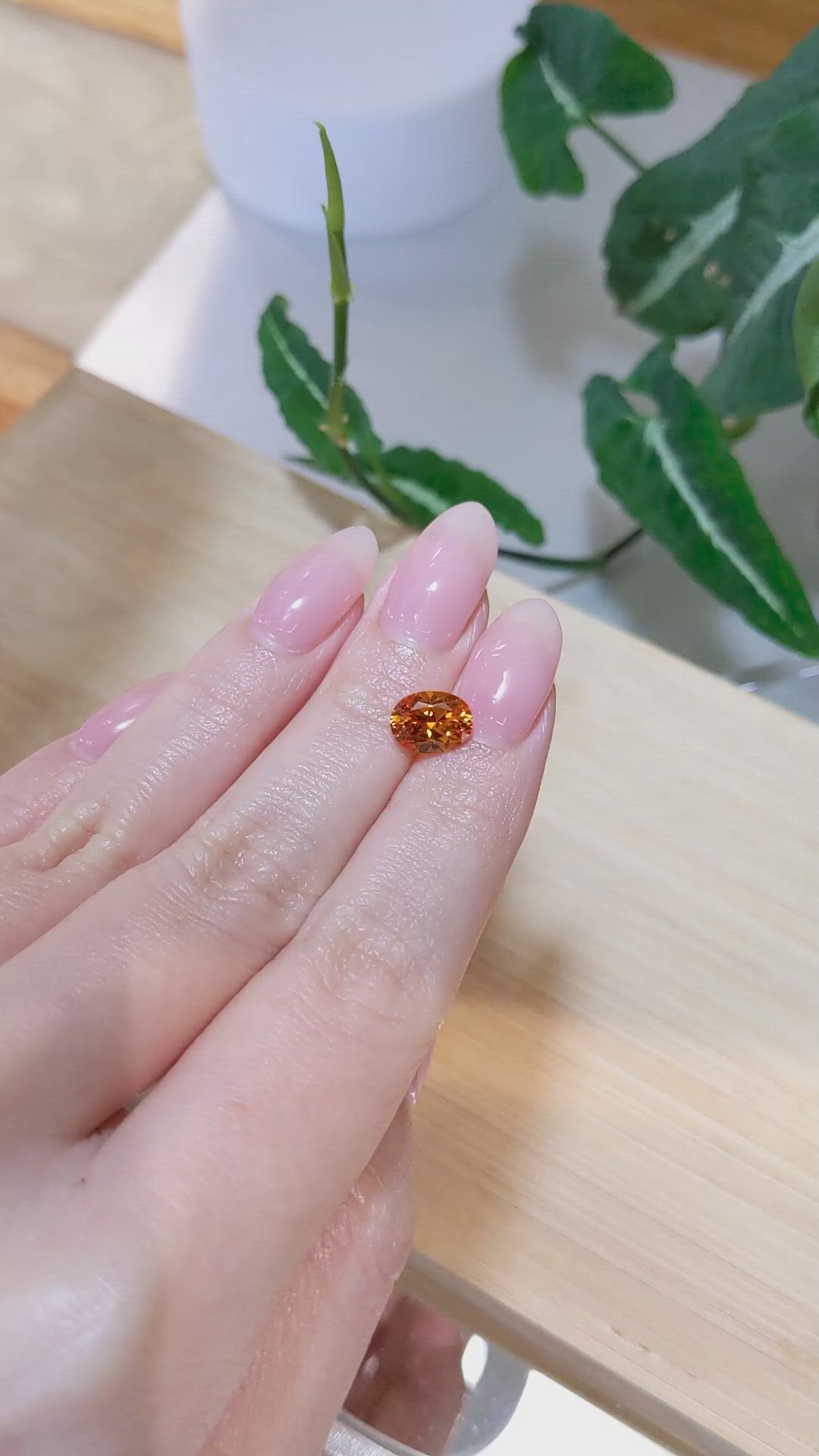 2.15 Ct. Spessartite Garnet from Madagascar Size Video