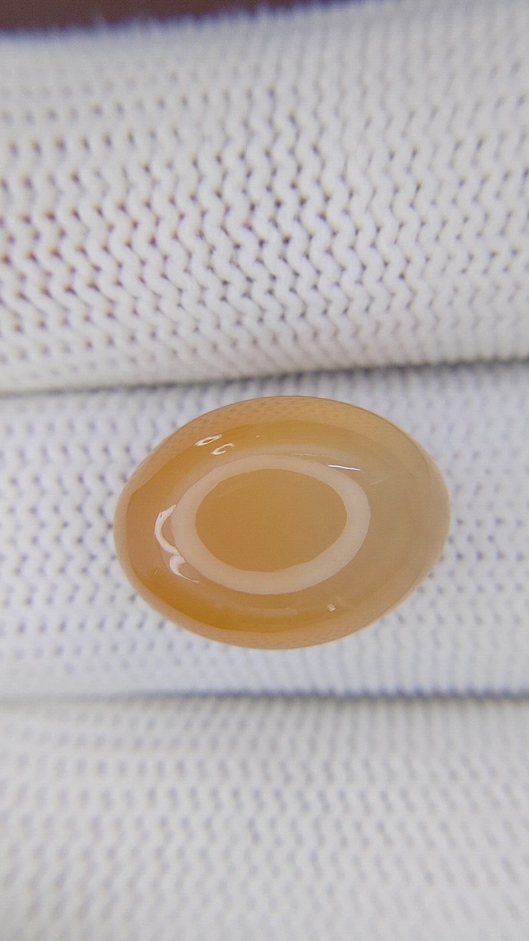 10.57 Ct. Cabochon Moonstone from Ceylon (Sri Lanka) Size Video