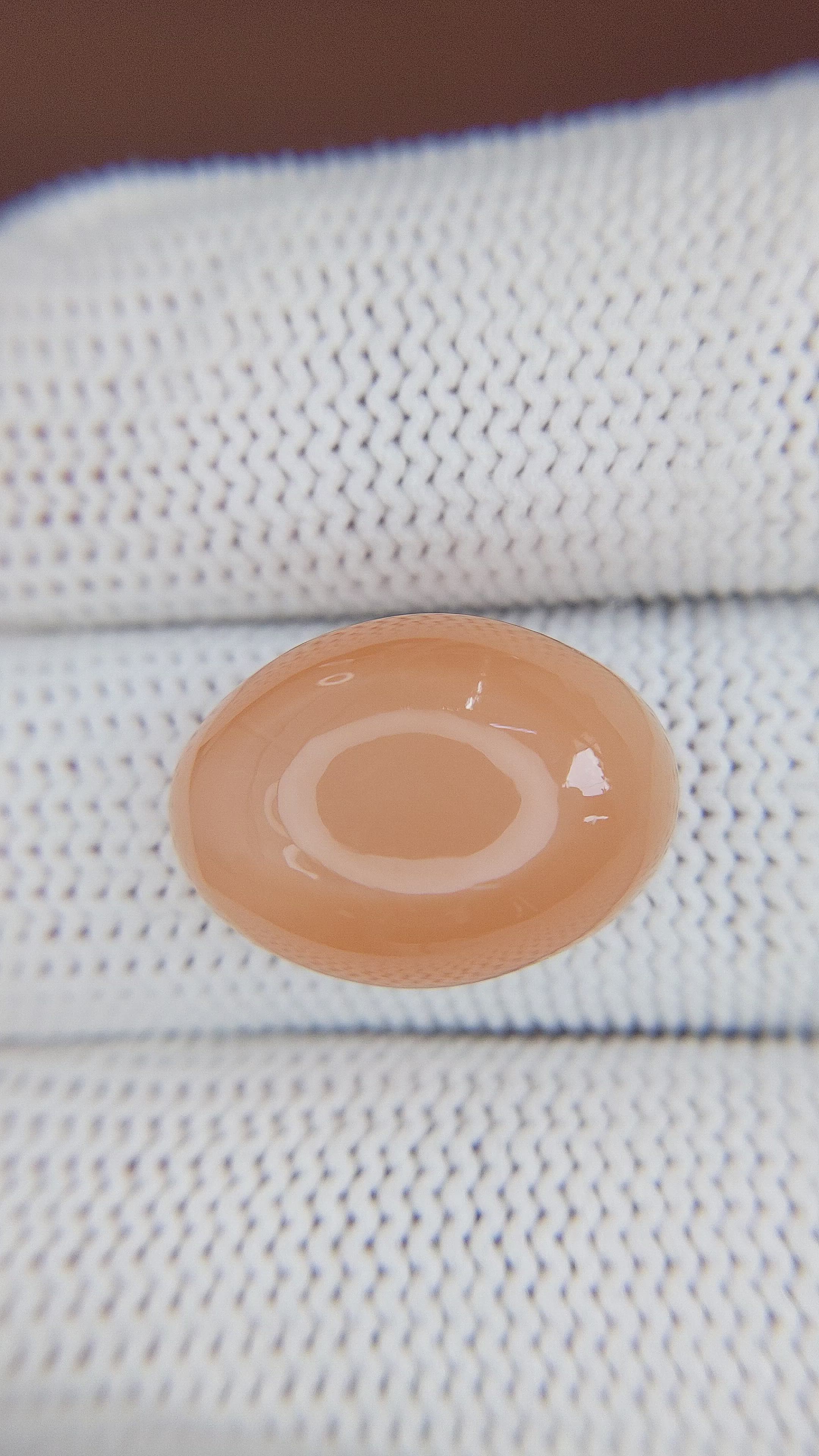 14.07 Ct. Cabochon Moonstone from Ceylon (Sri Lanka) Size Video