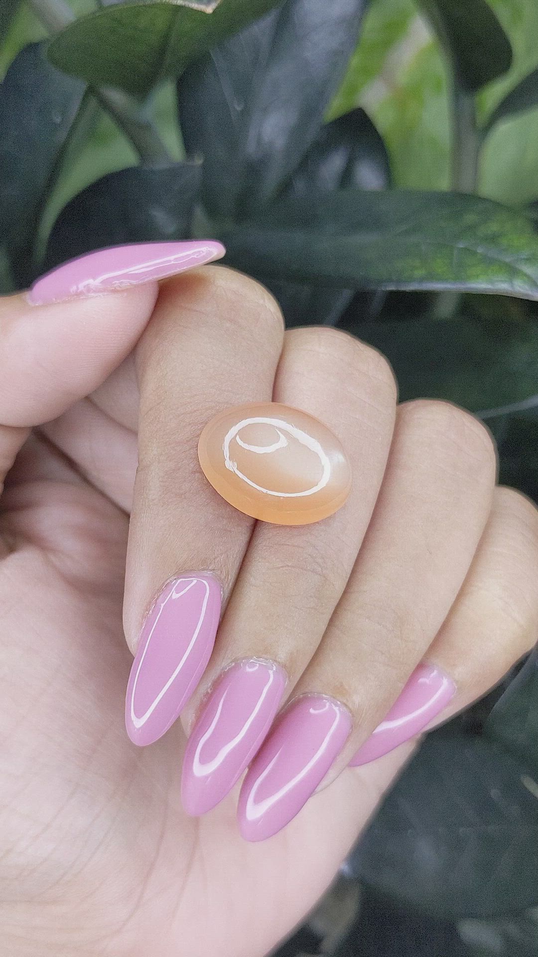 14.07 Ct. Cabochon Moonstone from Ceylon (Sri Lanka) Size Video