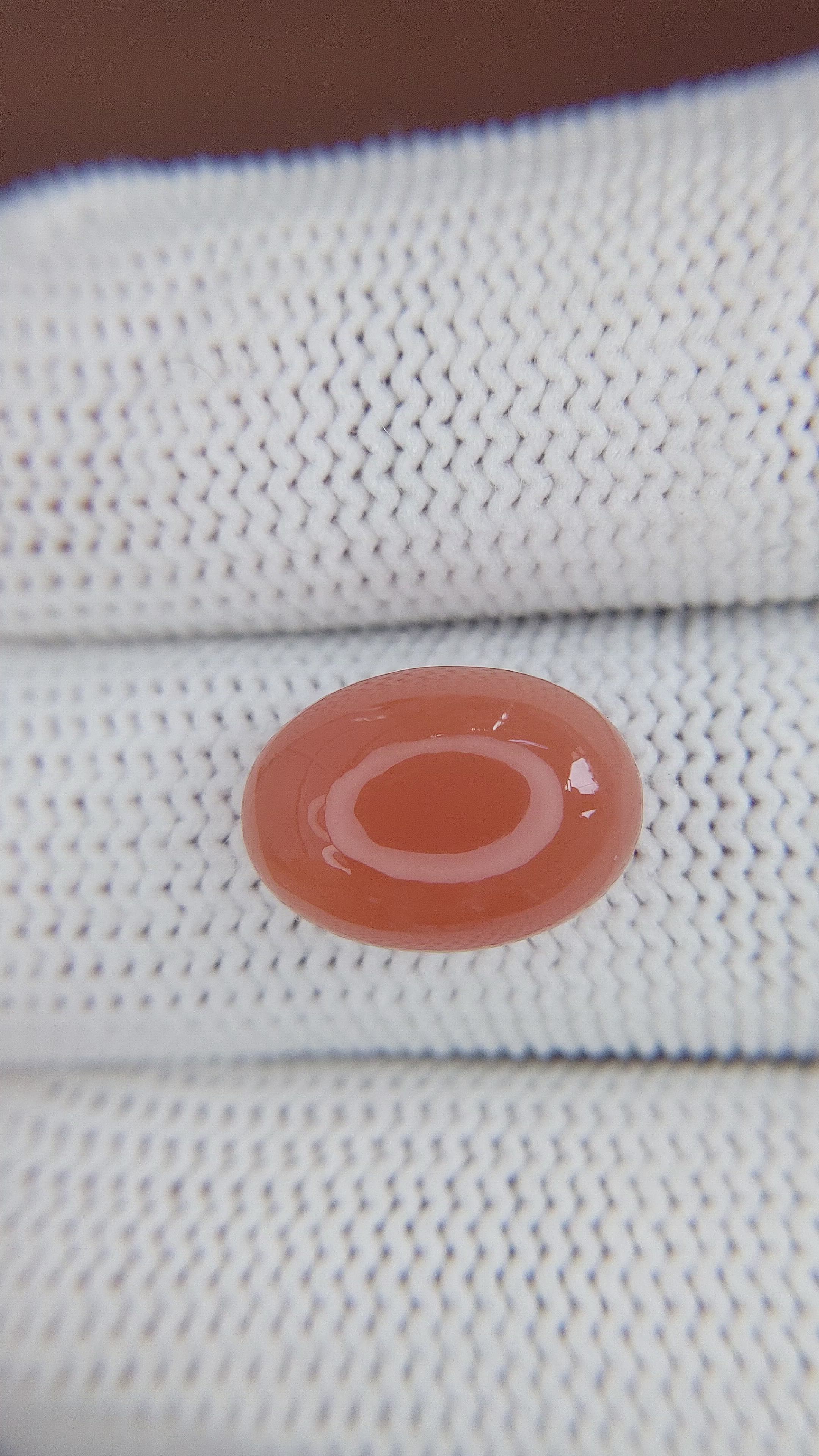 6.25 Ct. Cabochon Moonstone from Ceylon (Sri Lanka) Size Video