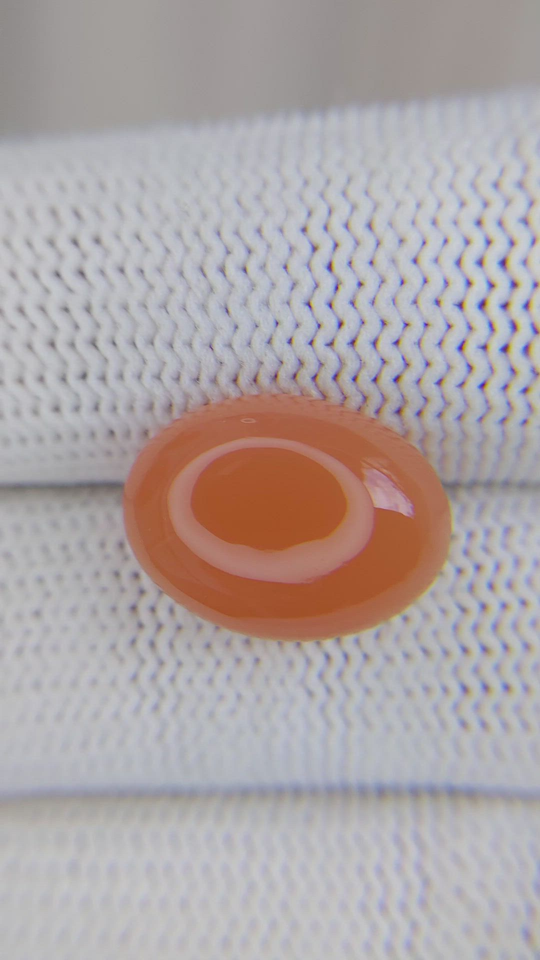 9.44 Ct. Cabochon Moonstone from Ceylon (Sri Lanka) Size Video
