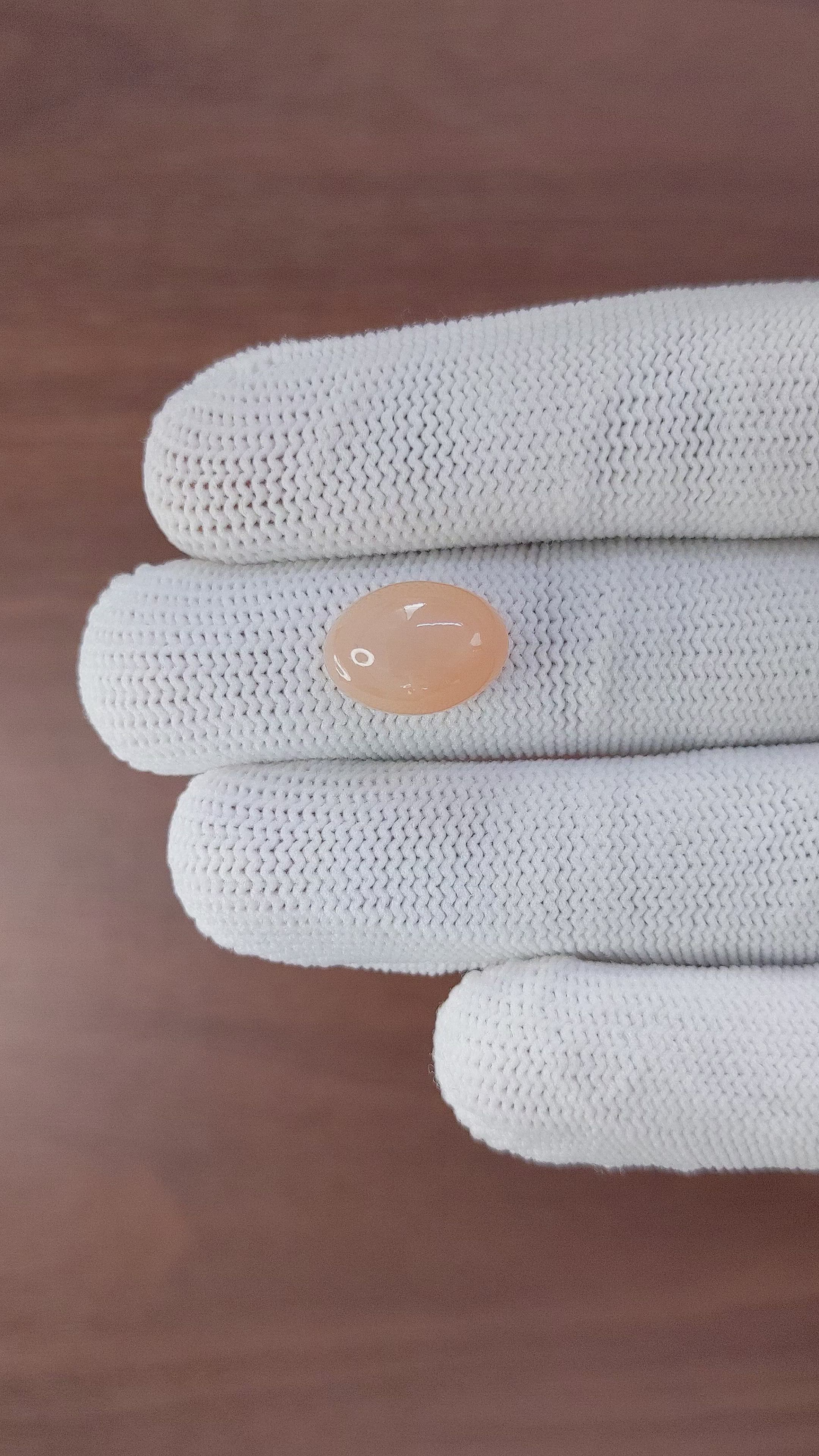 6.91 Ct. Cabochon Moonstone from Ceylon (Sri Lanka) Size Video